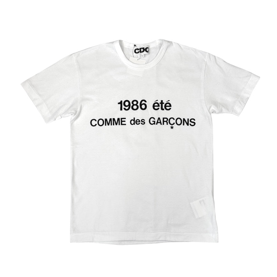希少T-SHIRT 1986 COMME des GARCONS Sサイズ CDG】1986 COMME des GARCONS T-SHIRT コーデ&レビュー - YouTube