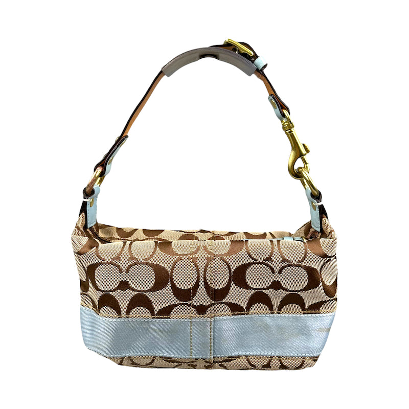 COACH SIGNATURE CANVAS POCHETTE SHOULDER BAG Top Floor Gallery