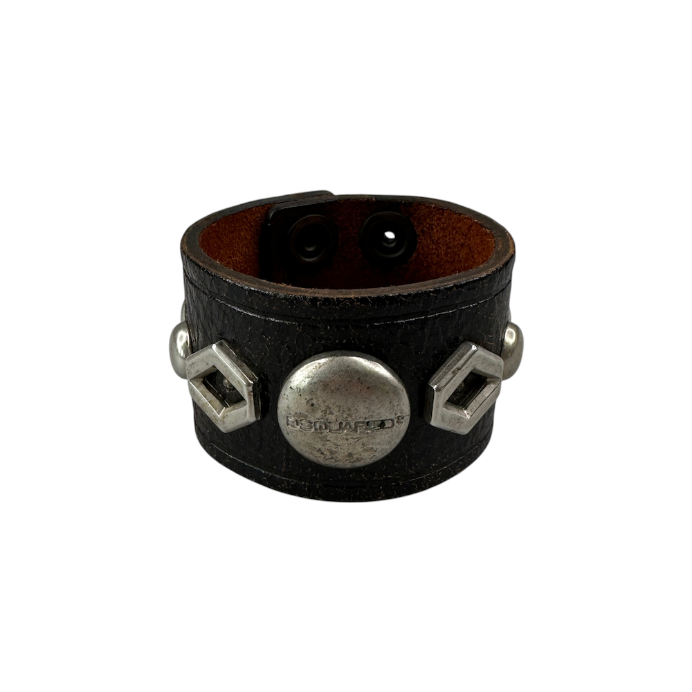 DSQUARED LEATHER BRACELET – Top Floor Gallery