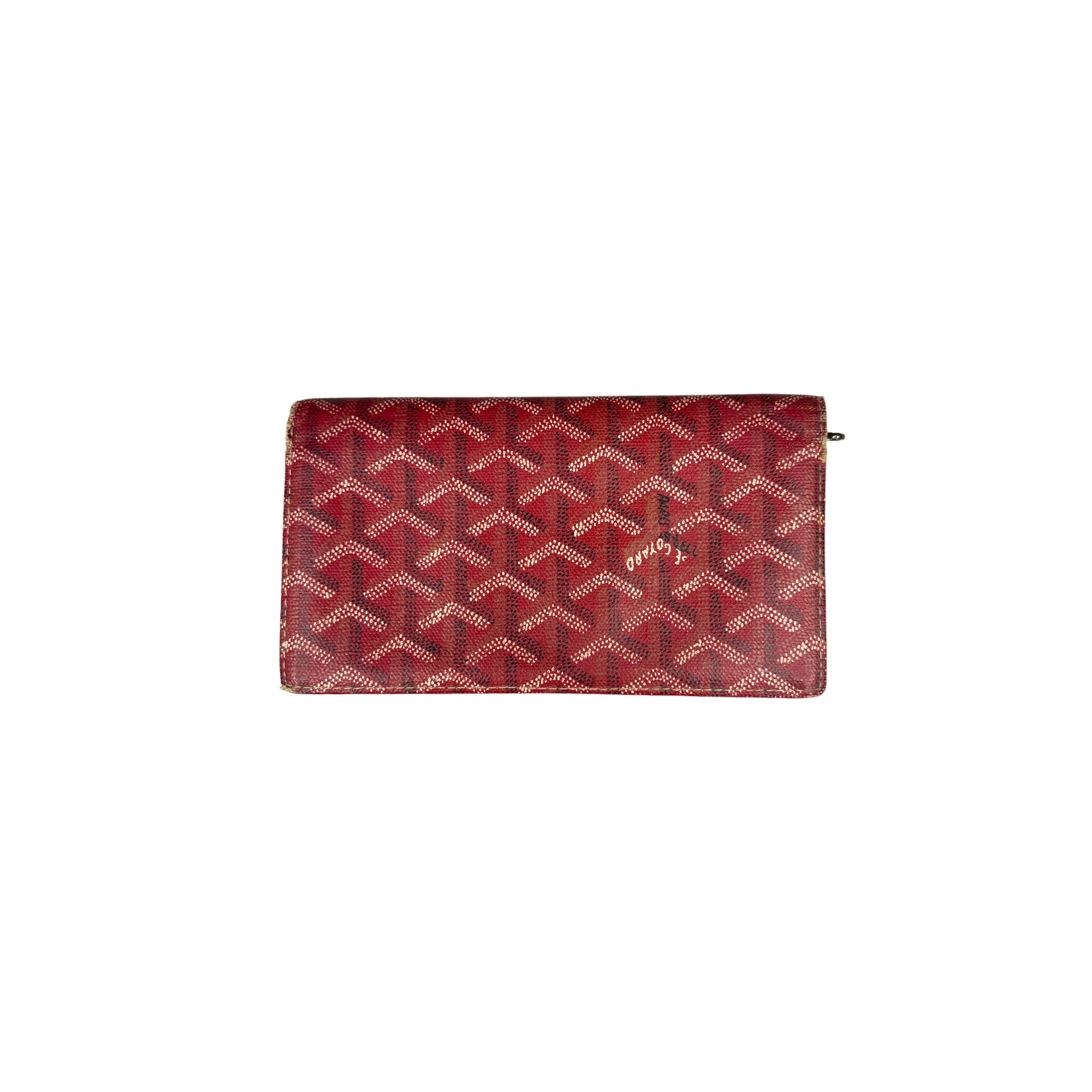 GOYARD RICHELIEU LONG WALLET - RED