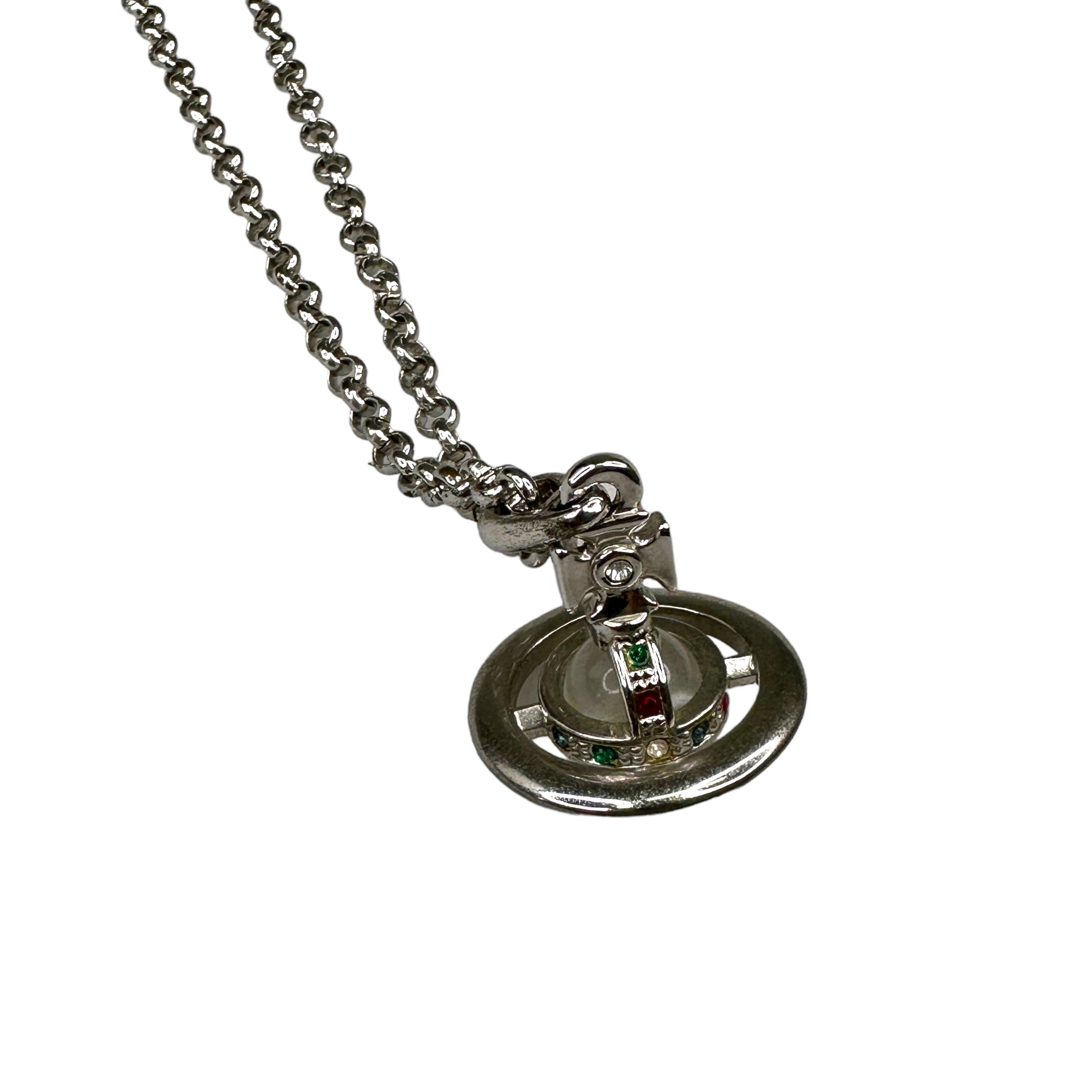 VIVIENNE WESTWOOD NEW PETITE ORB / 3D ORB NECKLACE