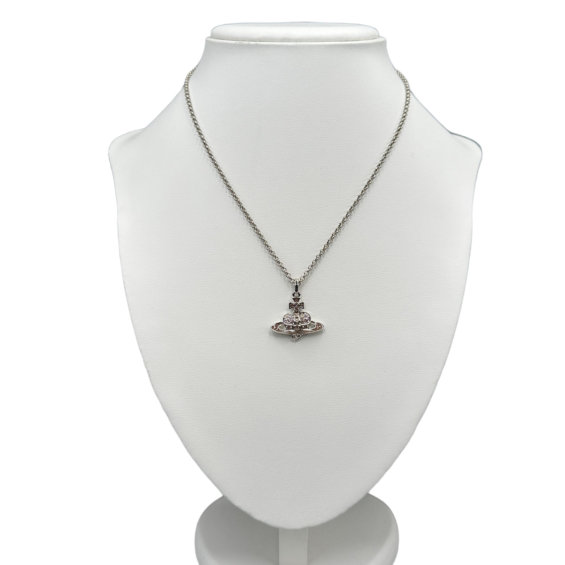 (NEW) VIVIENNE WESTWOOD VINTAGE ROSE REVERSE HEART NECKLACE (AW22)