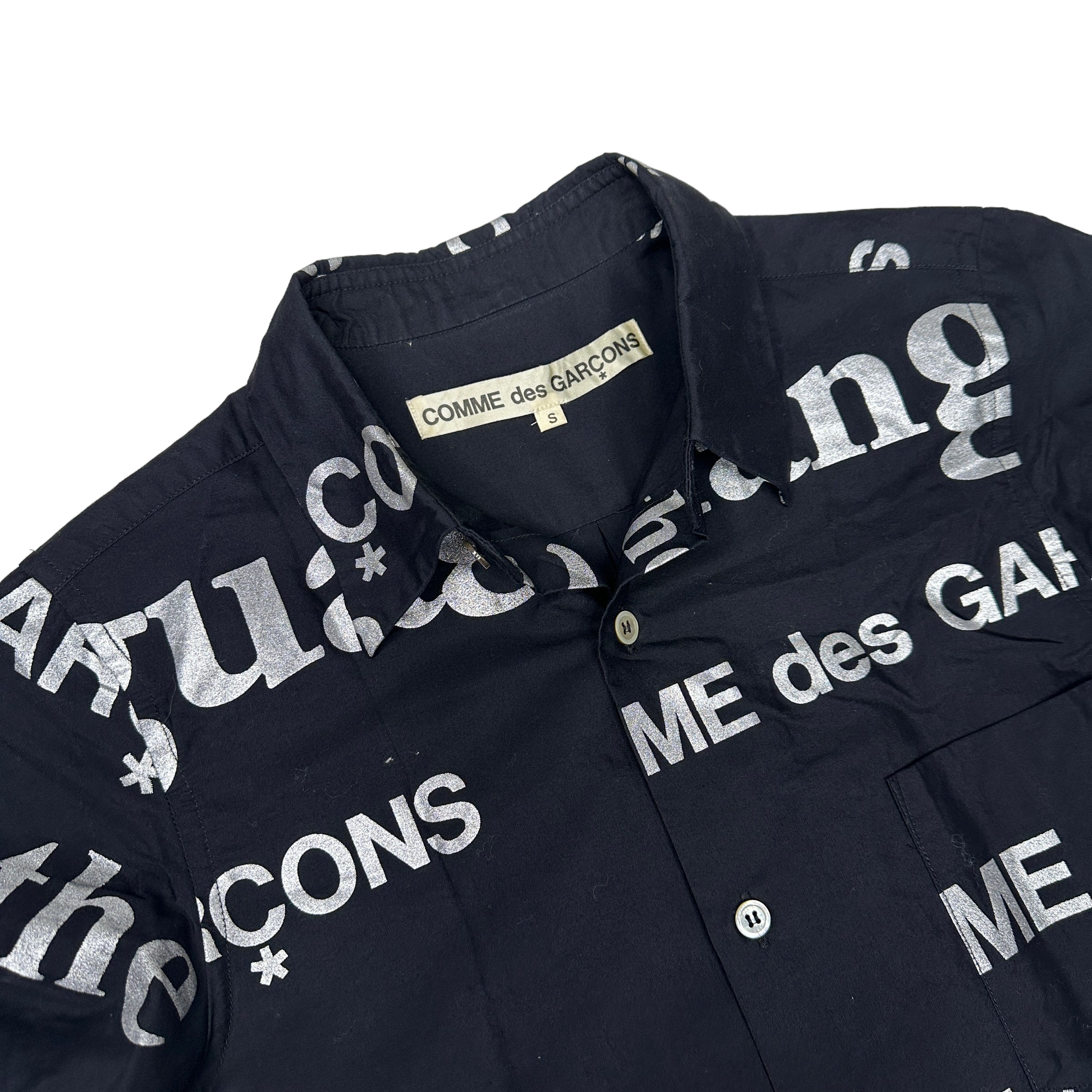 COMME DES GARÇONS 2003 BLACK BUTTON UP SHIRT (WOMENS)