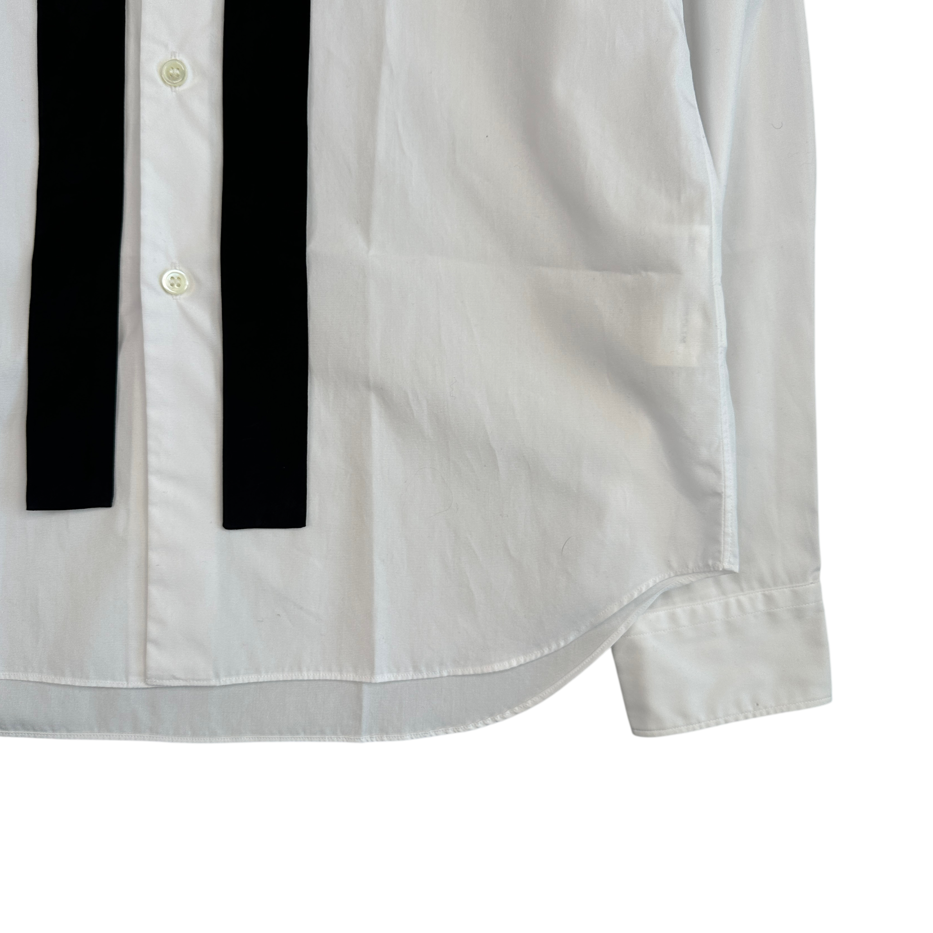 (S) COMME DES GARCONS HOMME PLUS BUTTON UP SHIRT - WHITE