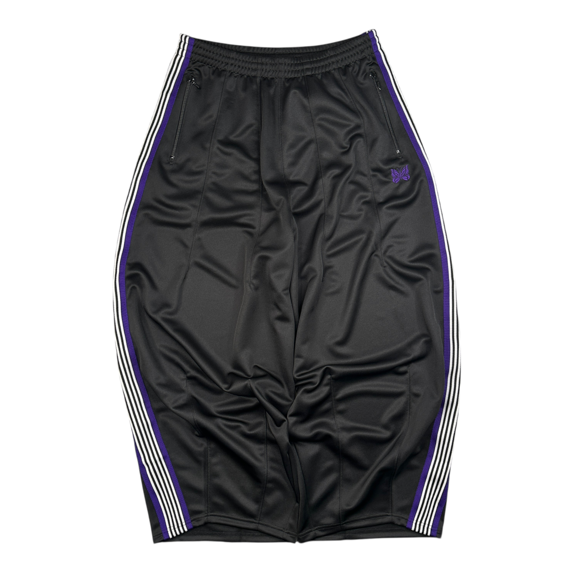 (NEW) NEEDLES H.D TRACK PANTS - BLACK / PURPLE / WHITE
