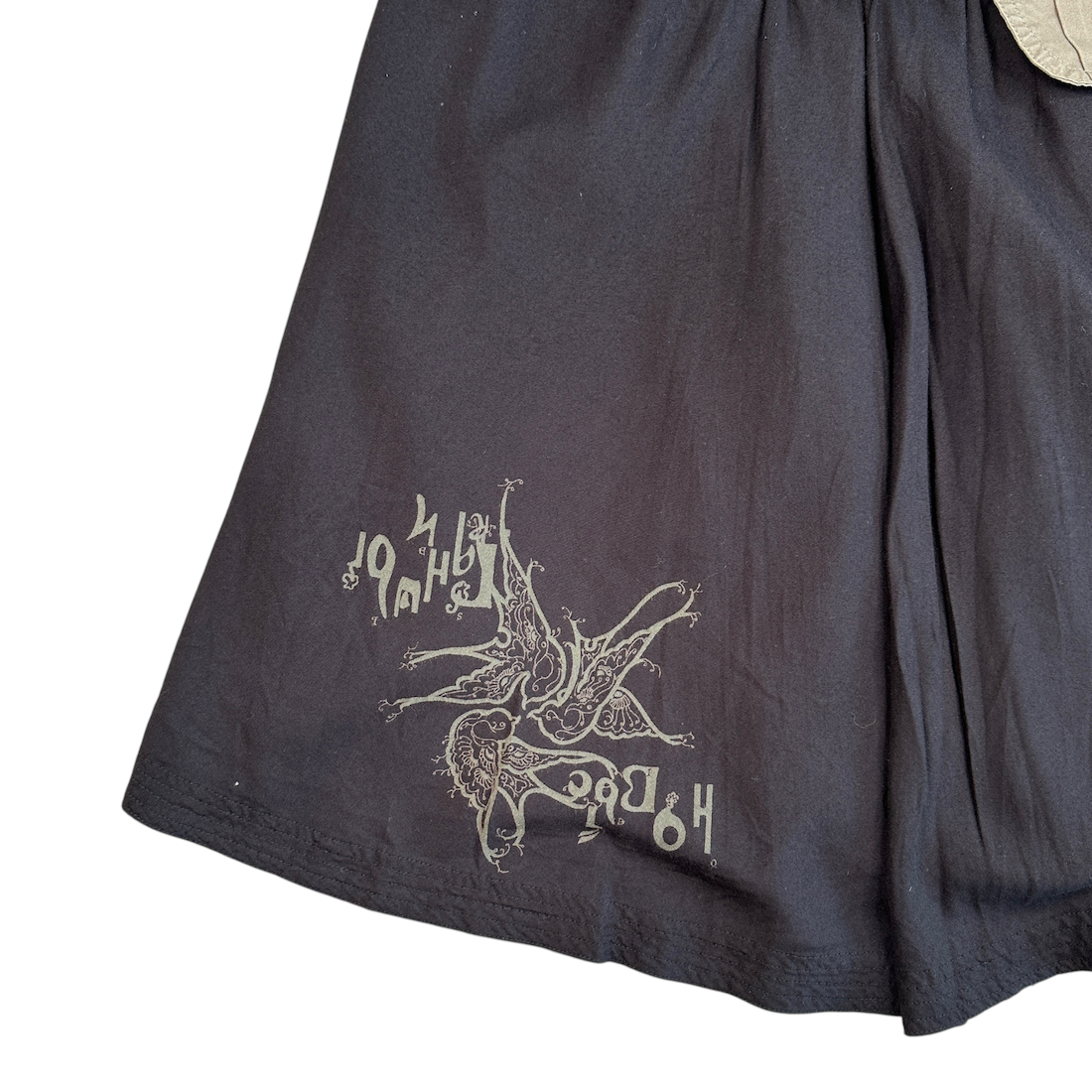 DIESEL CARGO POCKET MIDI-SKIRT - BLACK / KHAKI