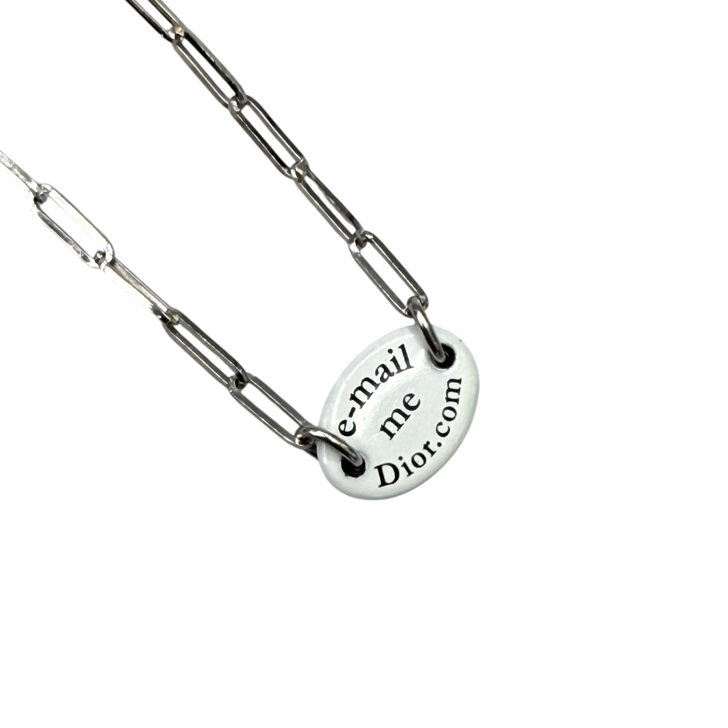 DIOR J'ADORE PENDANT NECKLACE - SILVER PLATED