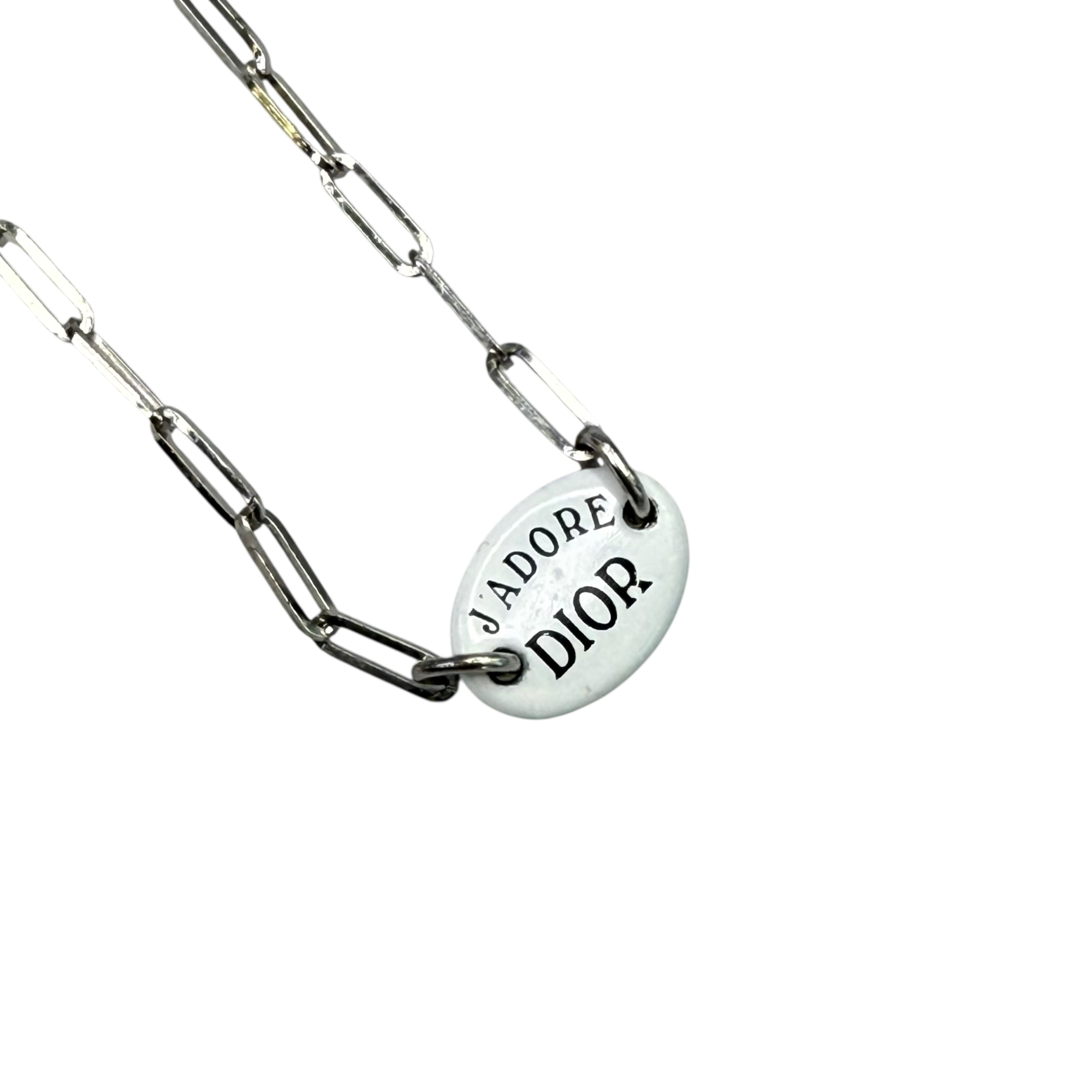 DIOR J'ADORE PENDANT NECKLACE - SILVER PLATED