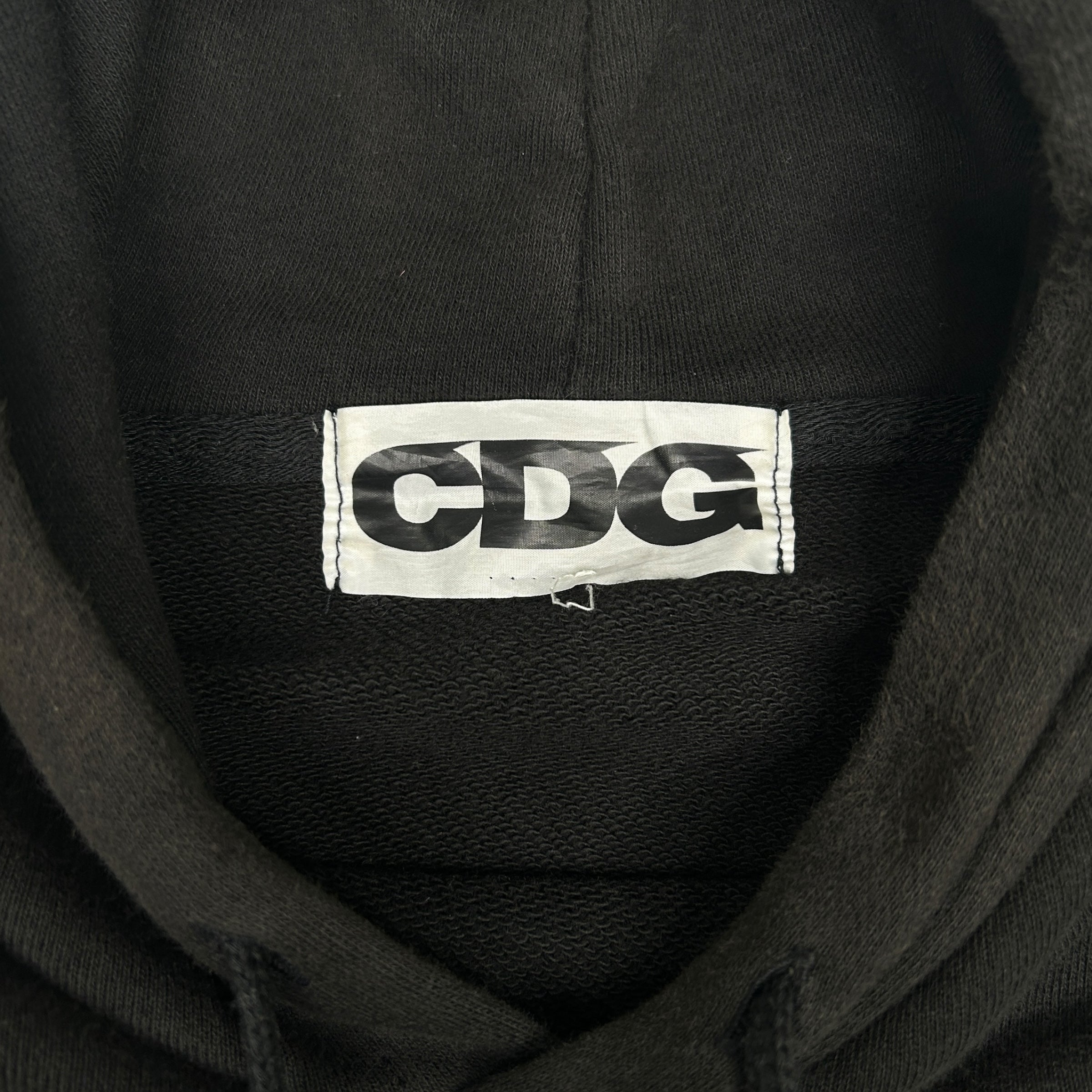 COMME DES GARCONS BLACK PULLOVER HOODIE