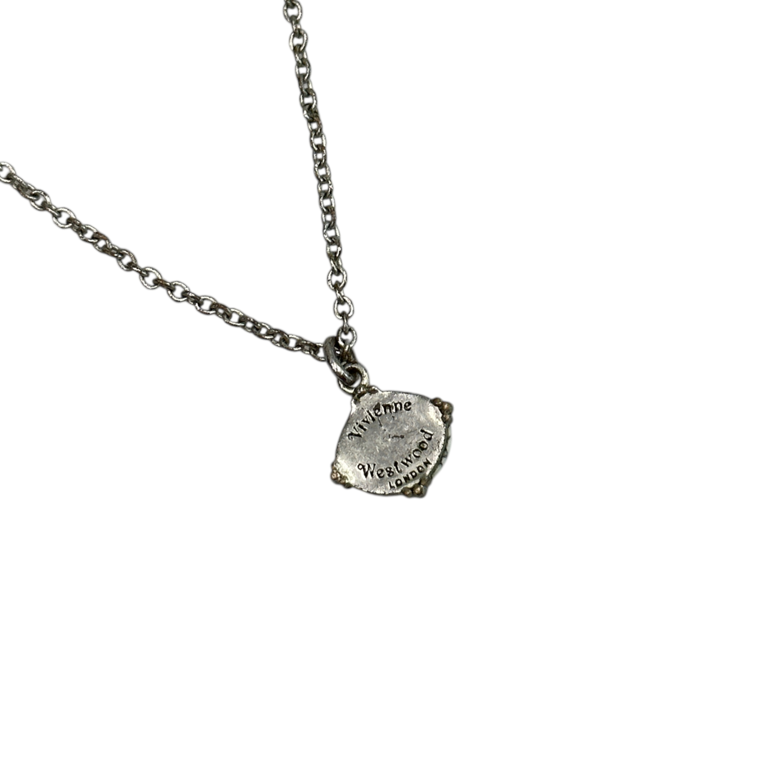 VIVIENNE WESTWOOD MINI PENDANT NECKLACE - SILVER PLATED