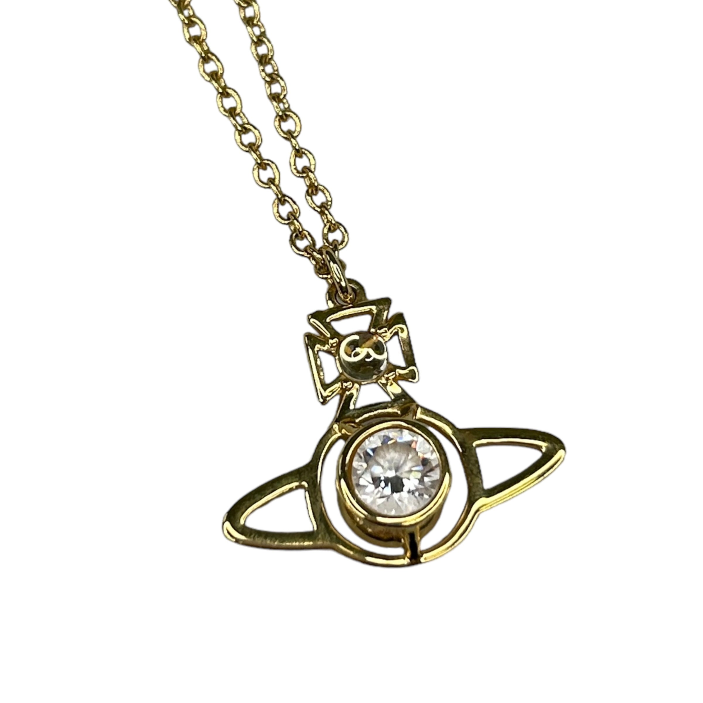 VIVIENNE WESTWOOD NORA GOLD PLATED NECKLACE