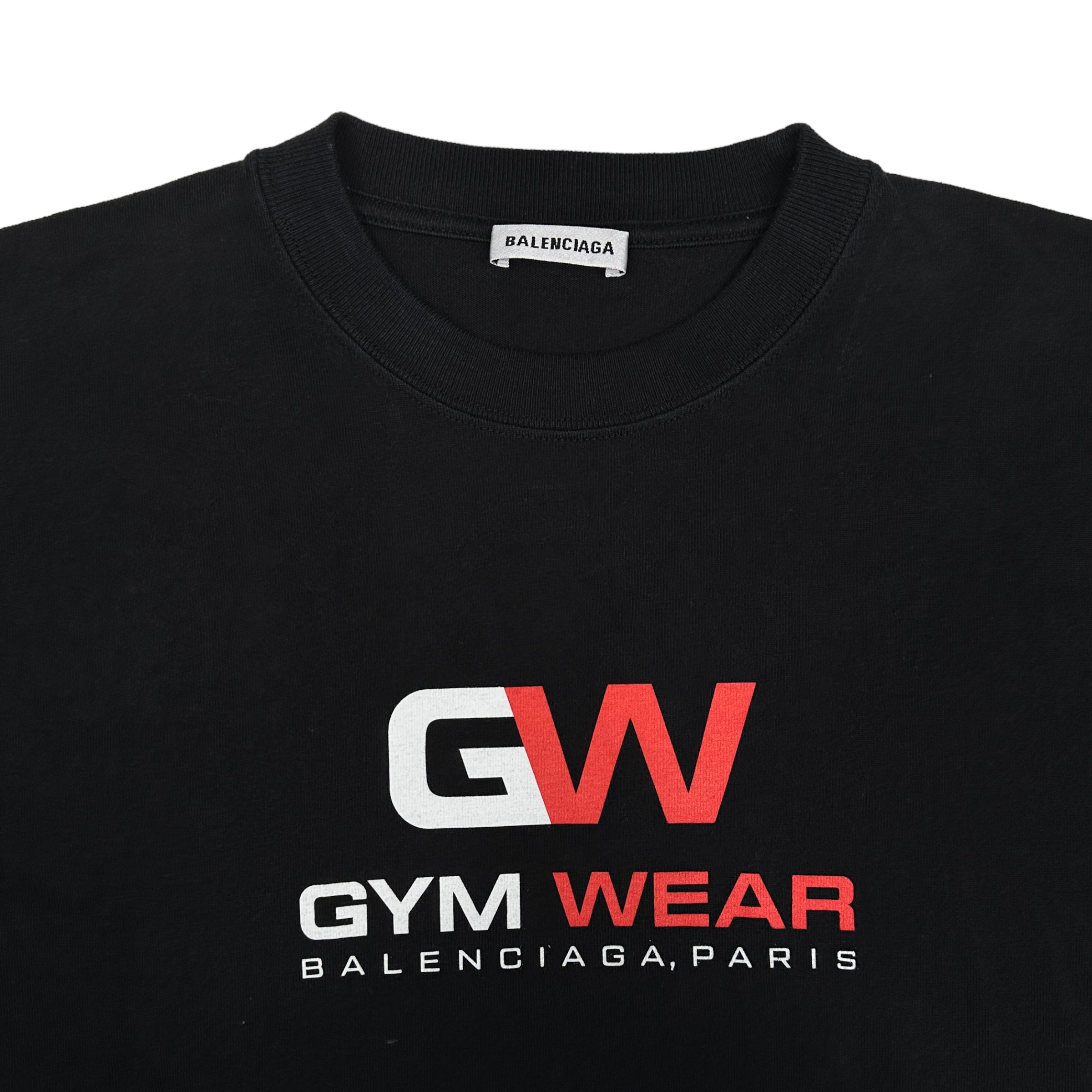 BALENCIAGA 2020 GYM WEAR LOGO TEE (WOMENS)