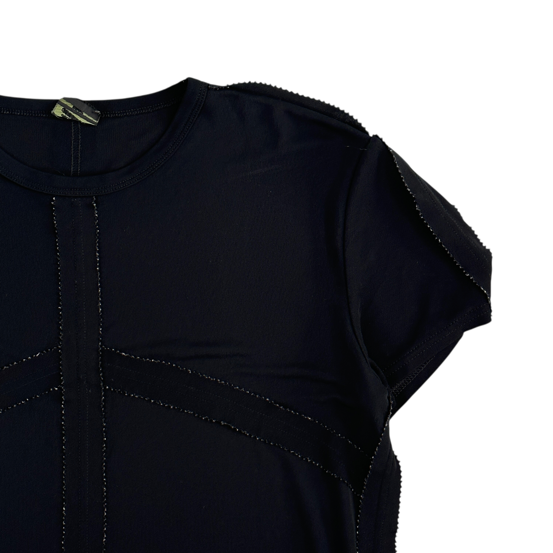 JEAN PAUL GAULTIER HOMME CROSS T-SHIRT - BLACK