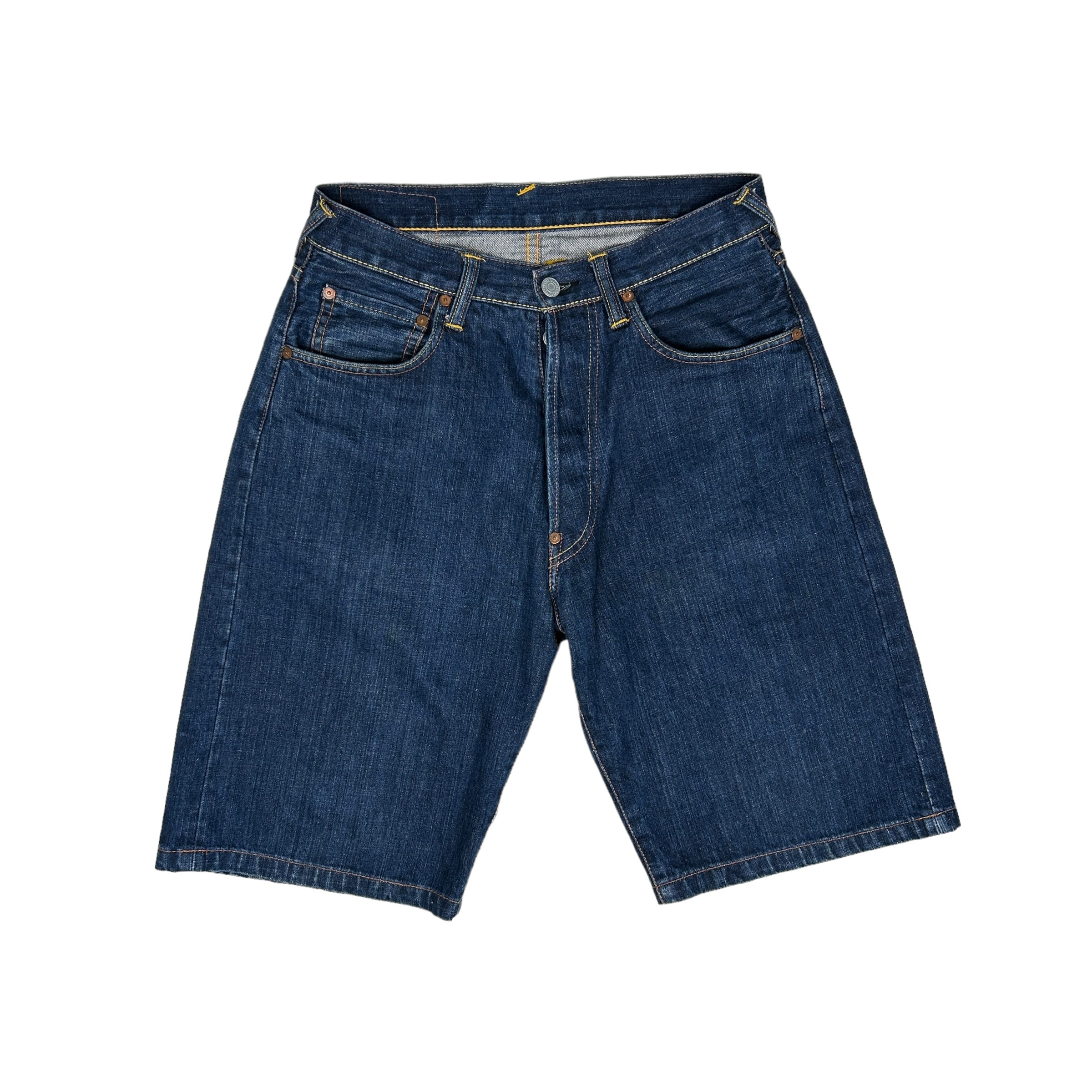 EVISU LOT 2001 YELLOW DAICOCK JORTS