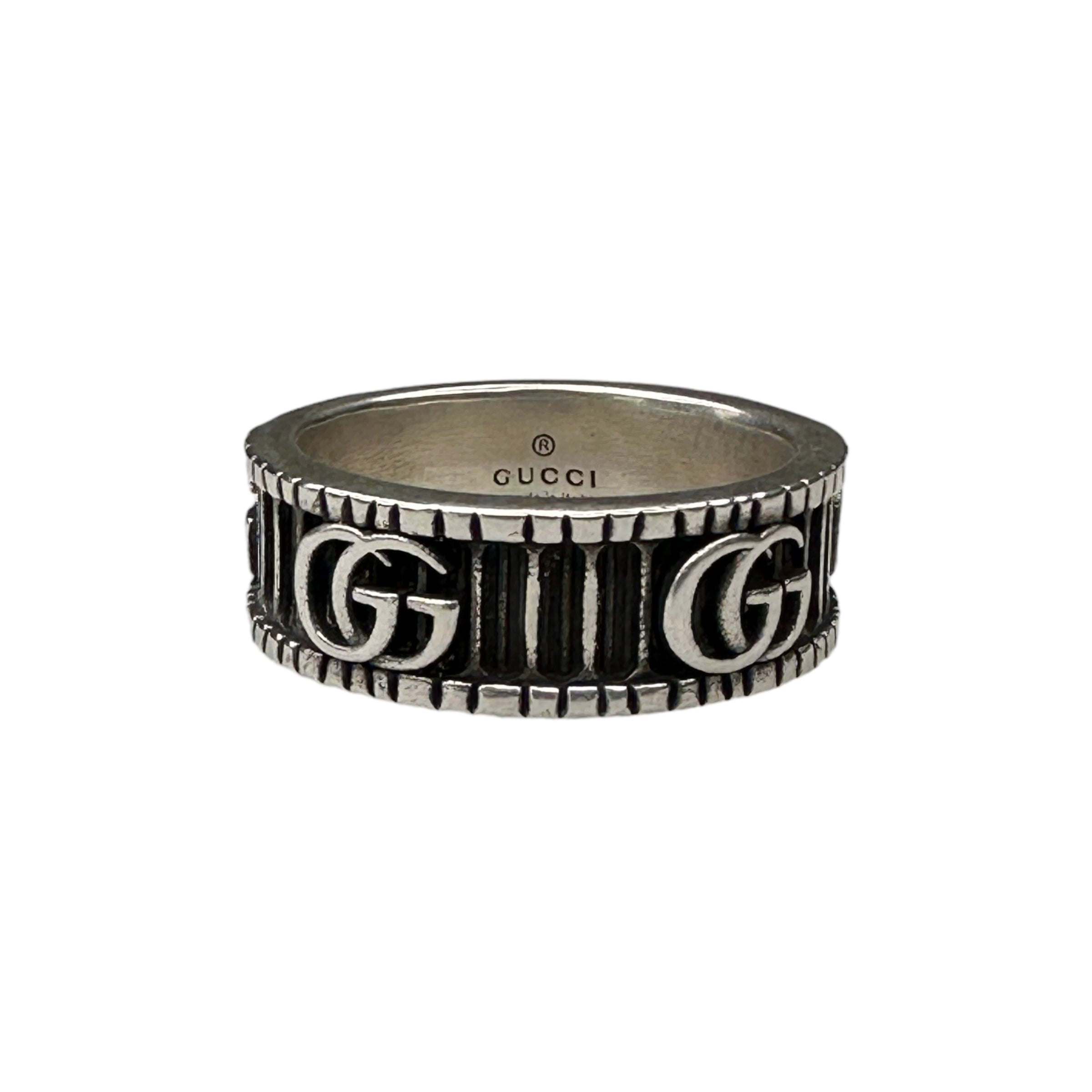 (20) GUCCI DOUBLE G RING 925