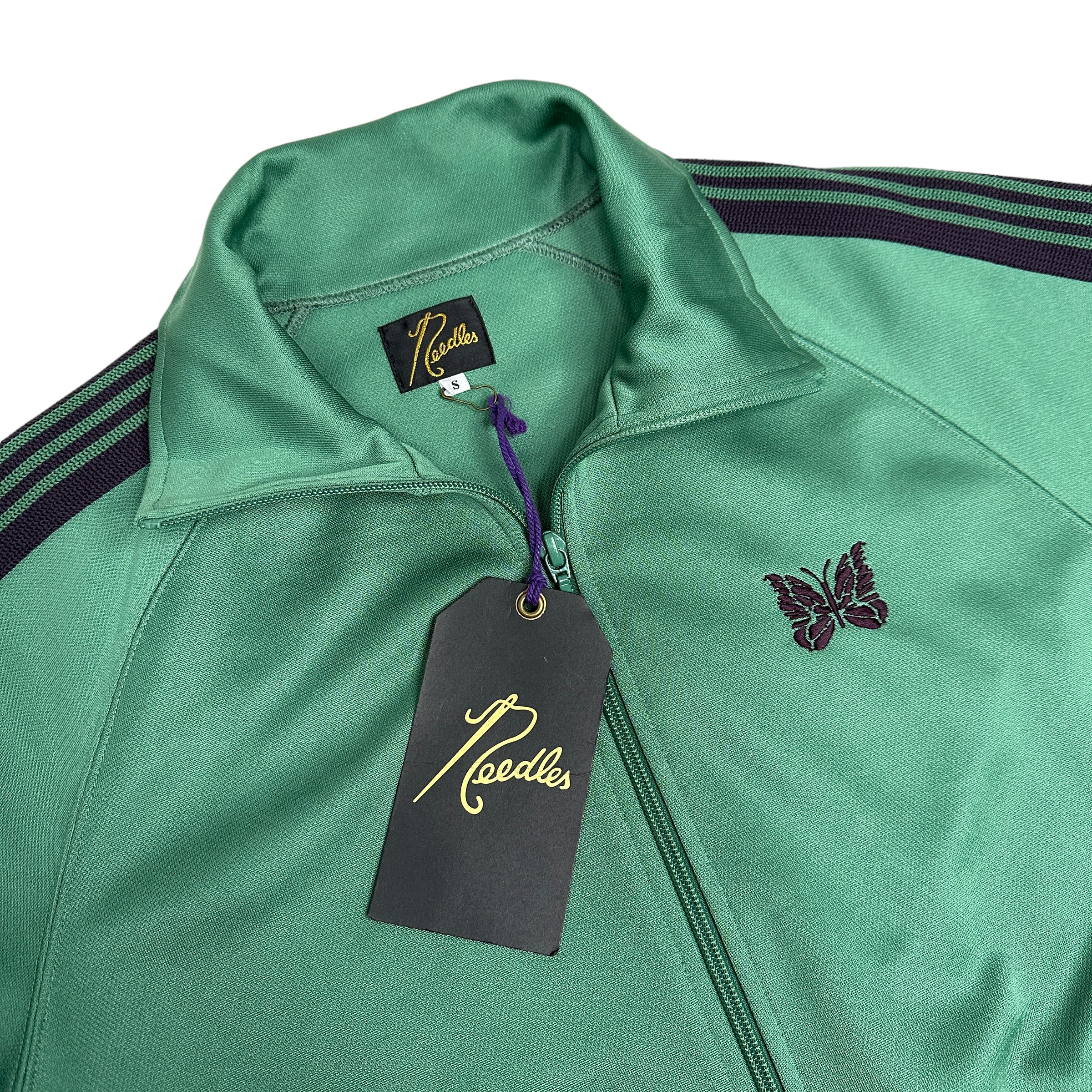 NEEDLES EMERALD/PURPLE TRACK JACKET