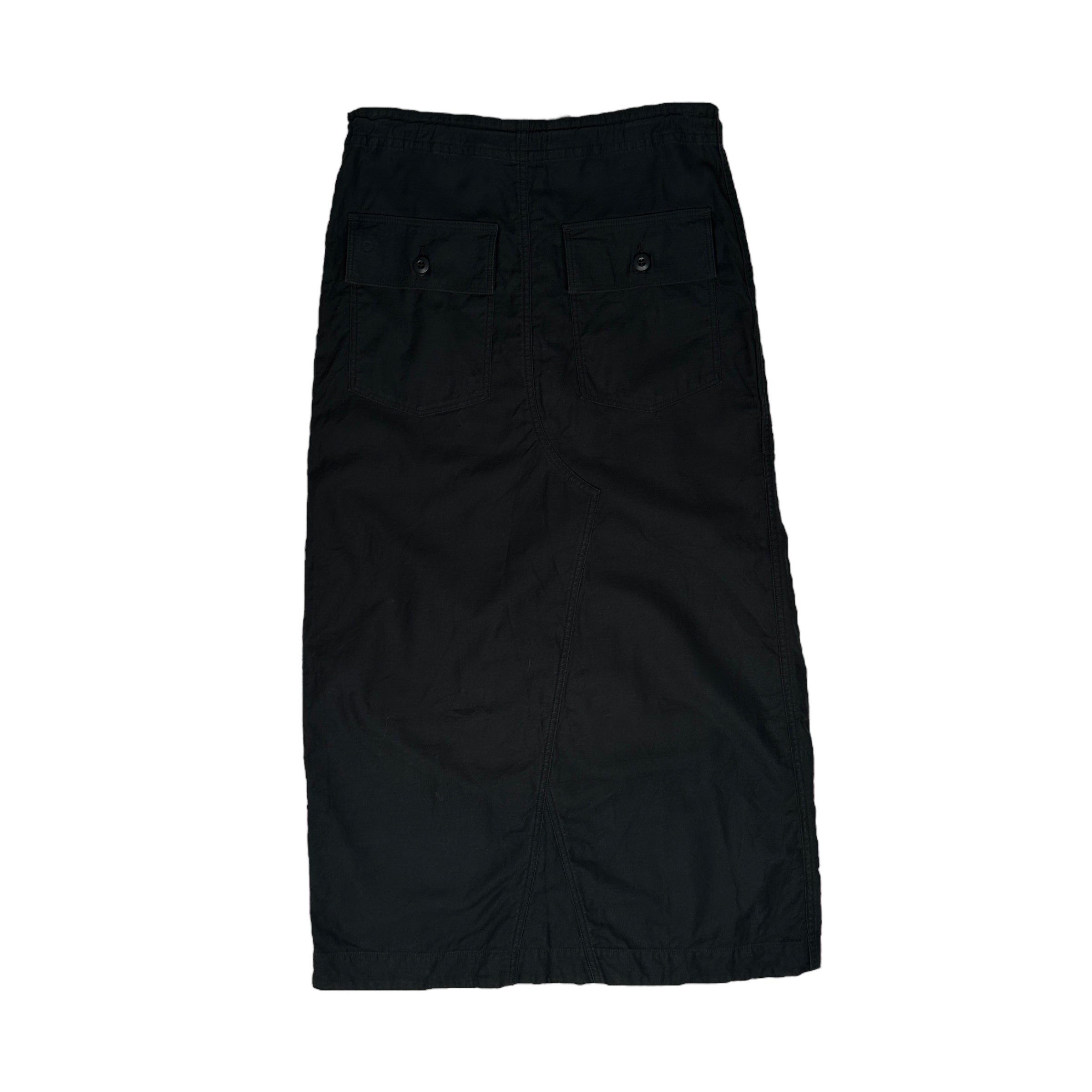 NEEDLES BLACK STRING FATIGUE SKIRT (2)