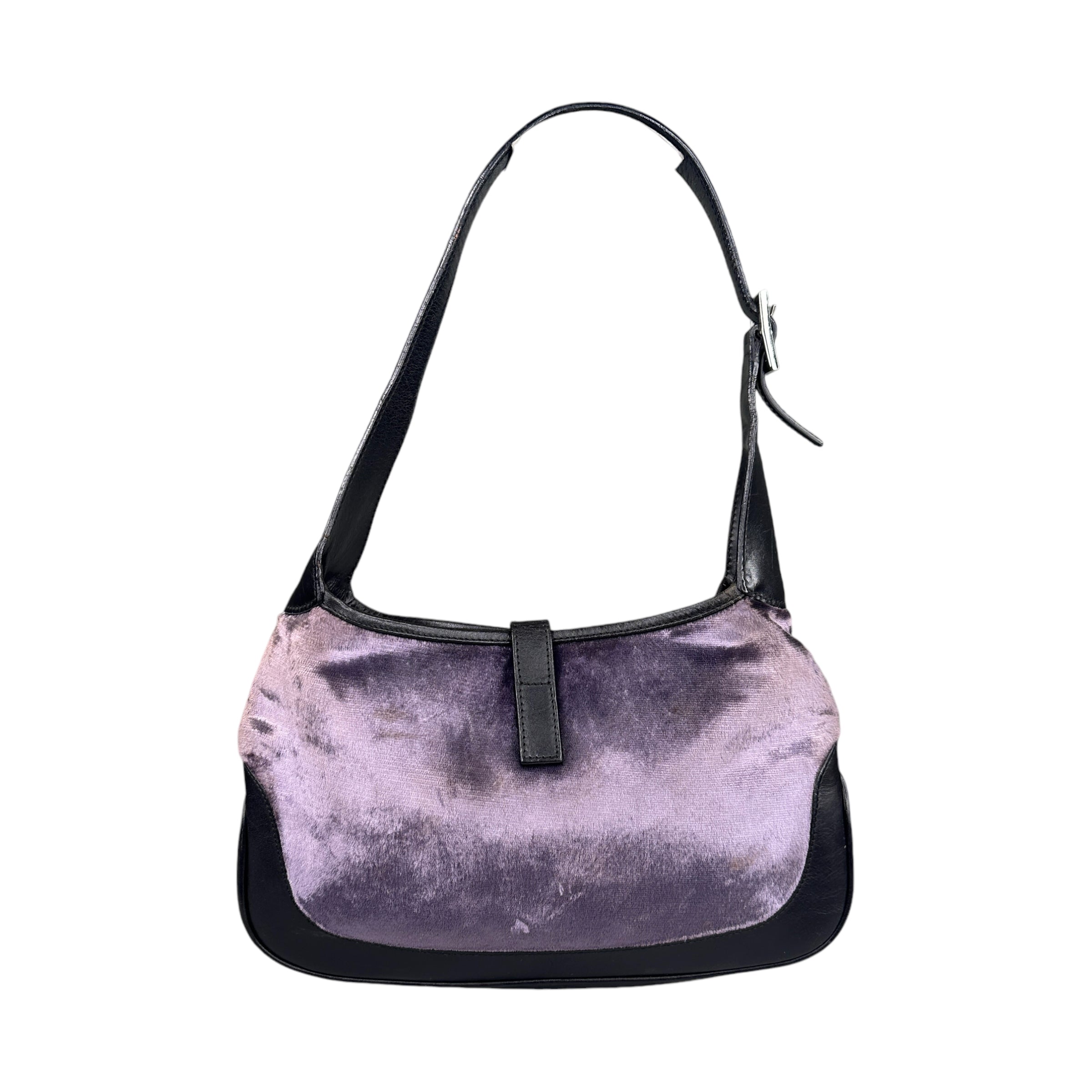 GUCCI PURPLE VELOUR MINI JACKIE BAG Top Floor Gallery