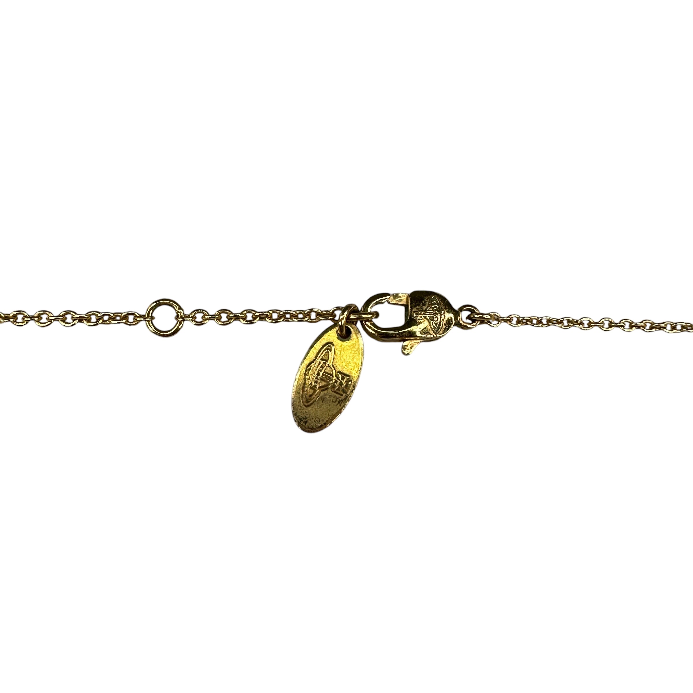 VIVIENNE WESTWOOD MICRO ORB NECKLACE - GOLD PLATED