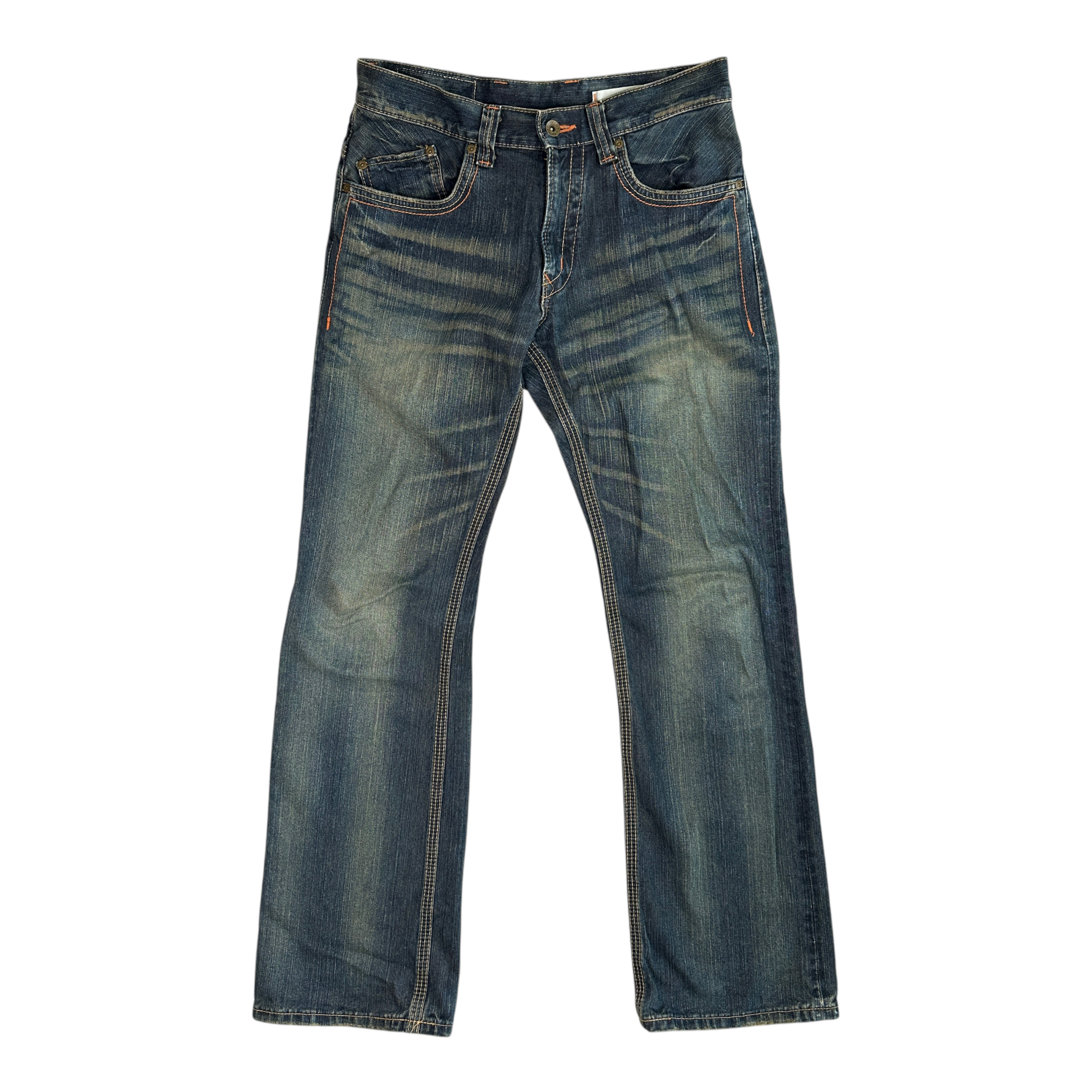 (30) EDWIN 401XVS CONTRAST STITCH BOOTCUT DENIM