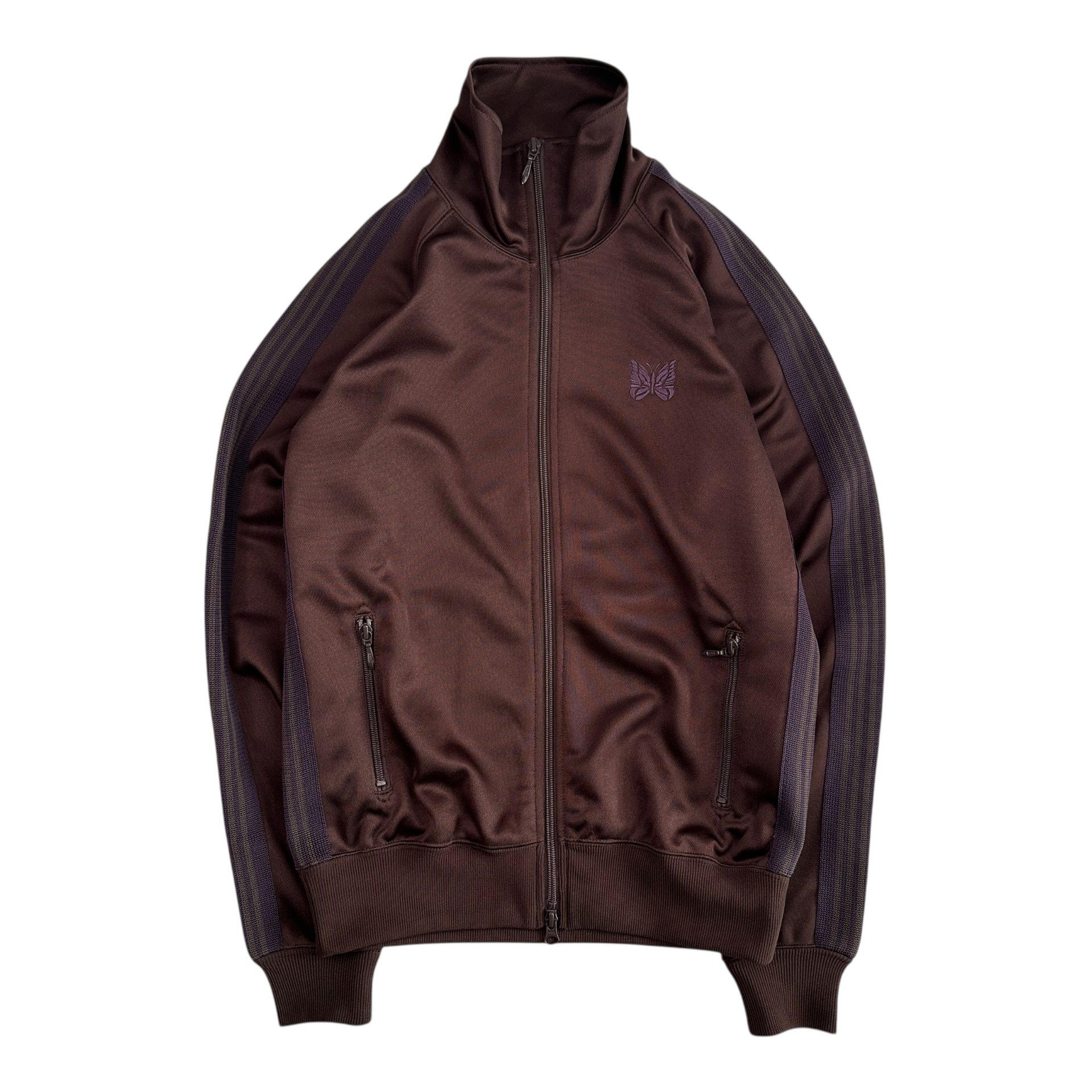 (XS) NEEDLES POLY SMOOTH TRACK JACKET - PURPLE