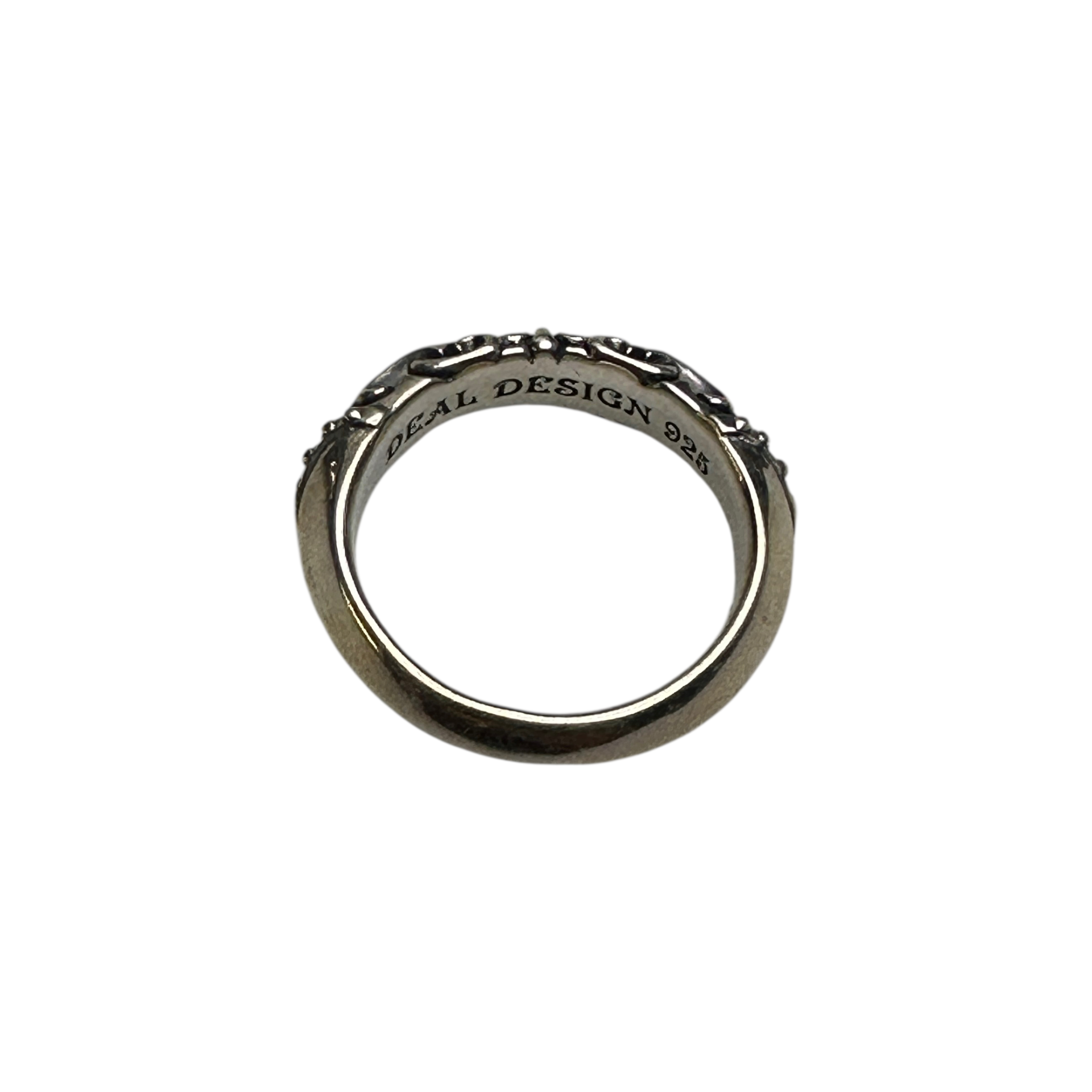 (16) DEAL DESIGN MASQUERADE LINE RING - 925 SILVER