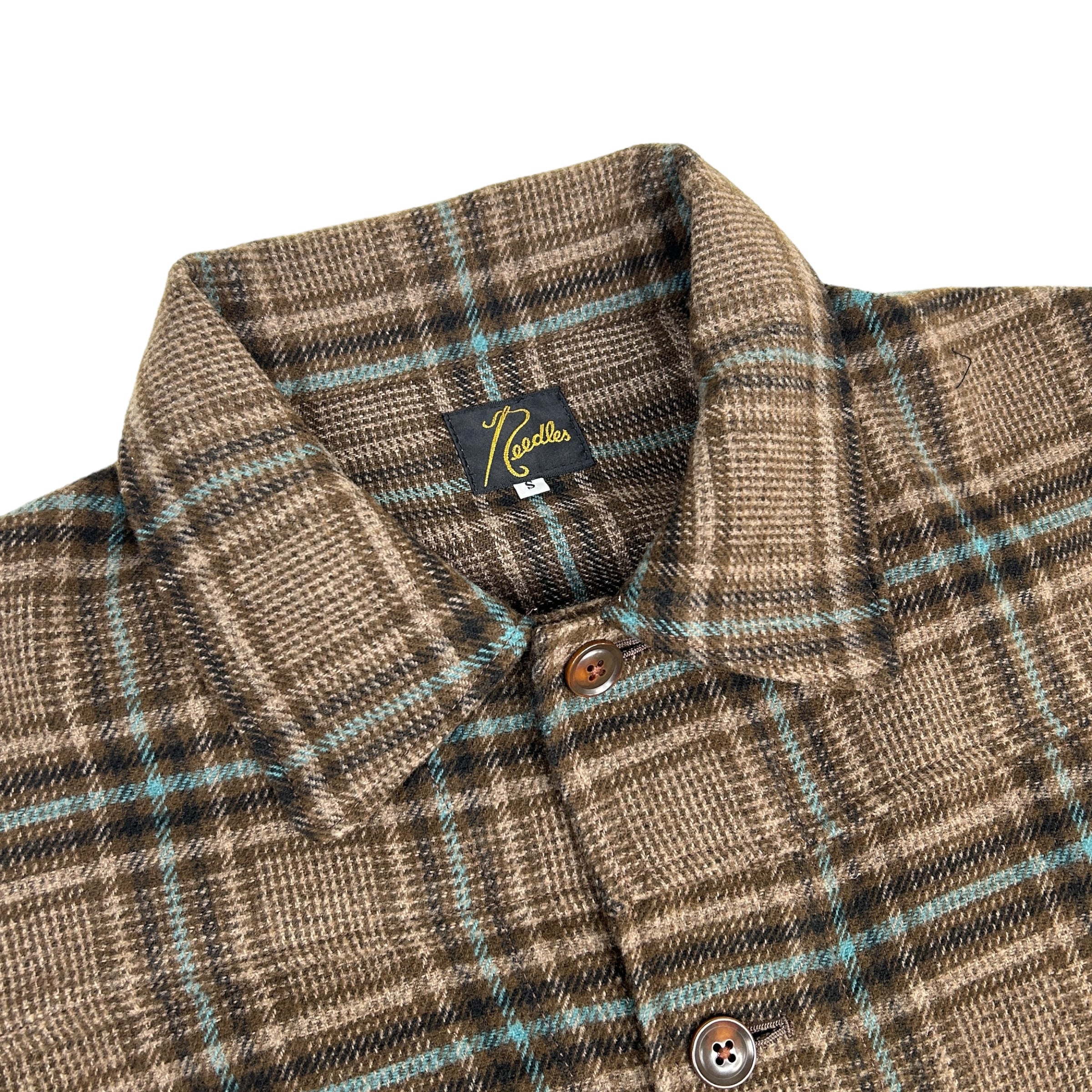 NEEDLES PLAID TWEED COVERALL