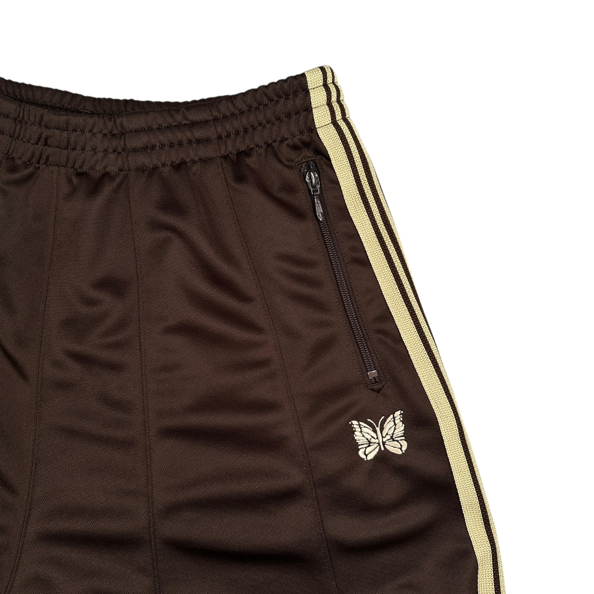 (NEW) NEEDLES H.D. TRACK PANTS - BROWN / BEIGE