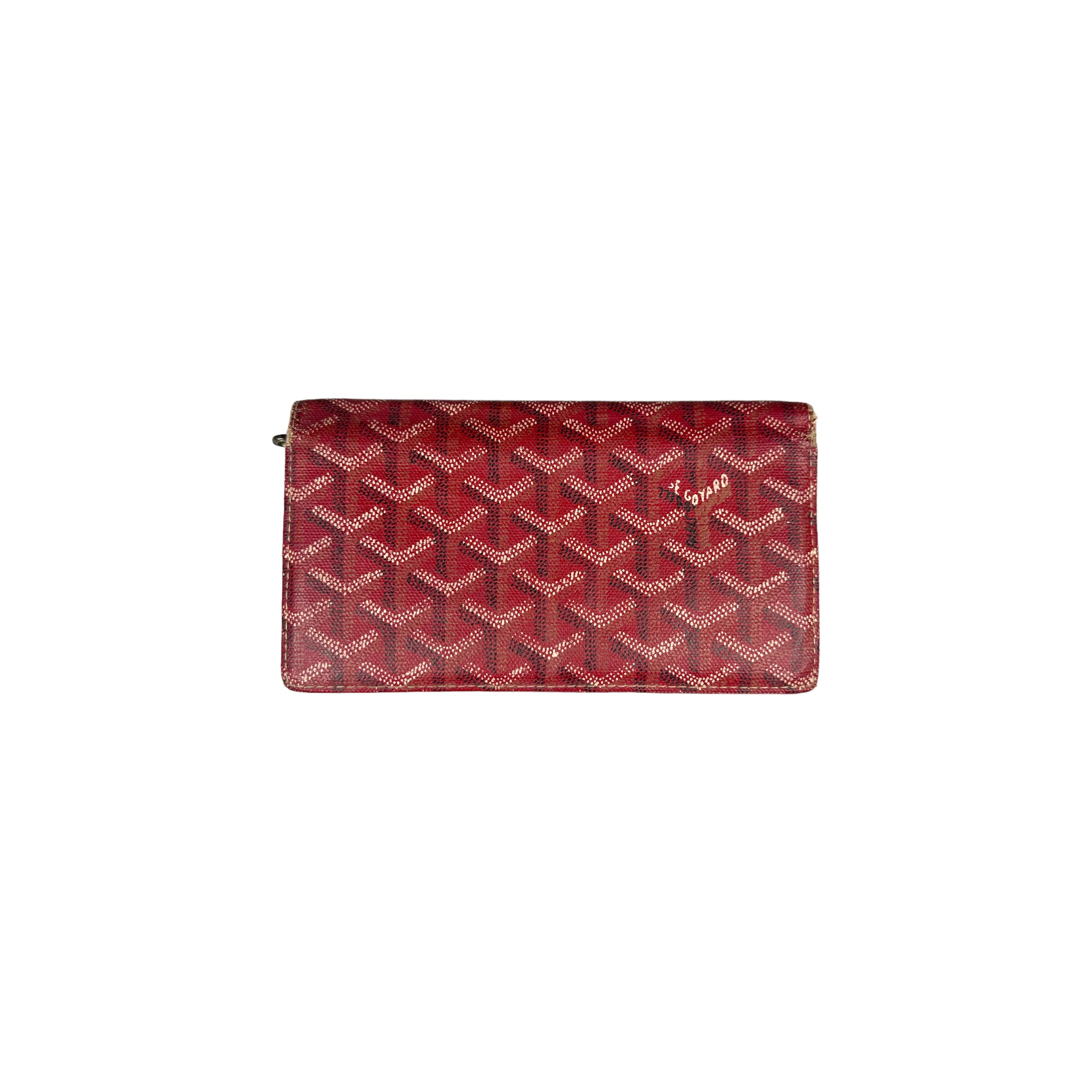 GOYARD RICHELIEU LONG WALLET - RED