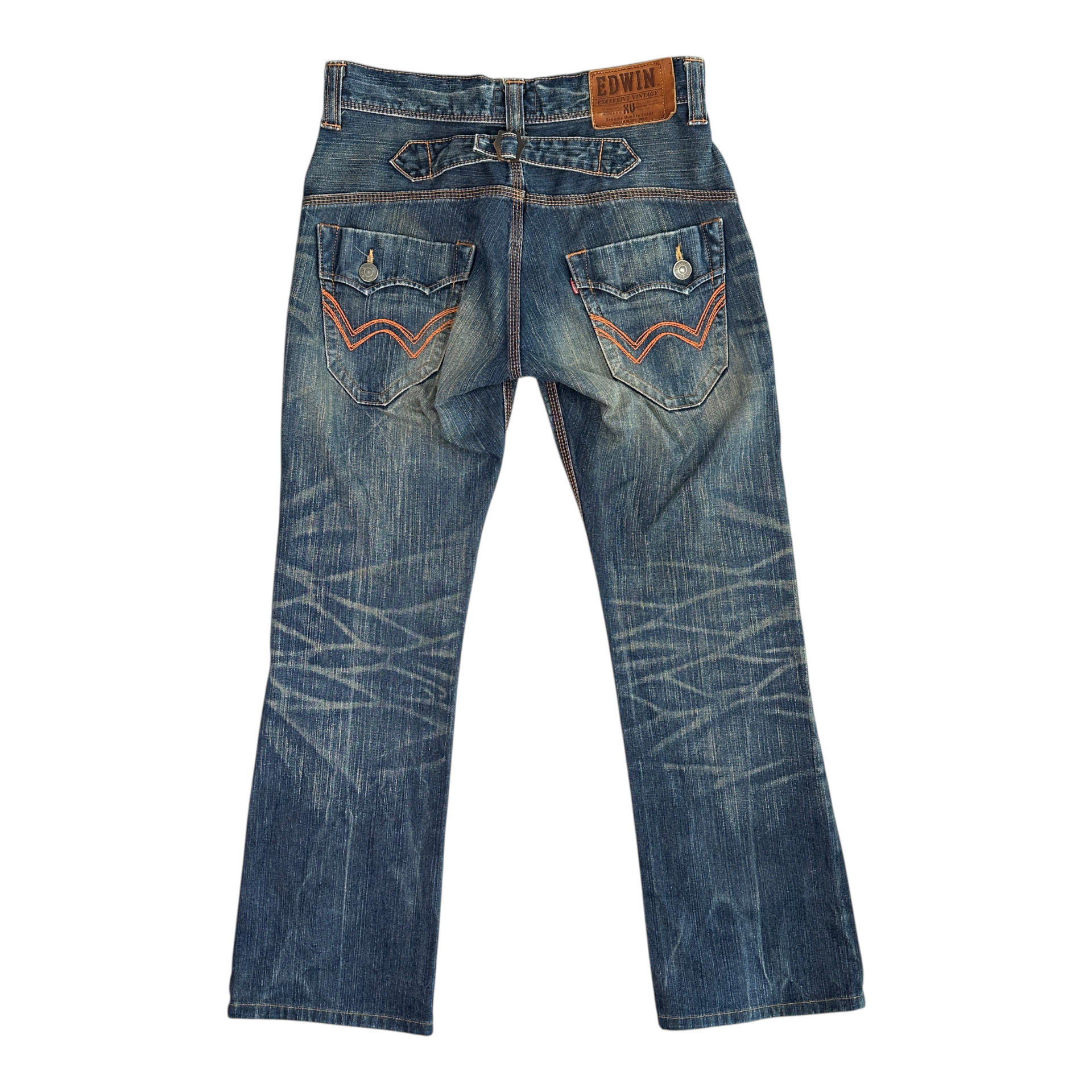 (30) EDWIN 411XVS CONTRAST STITCH BOOTCUT DENIM