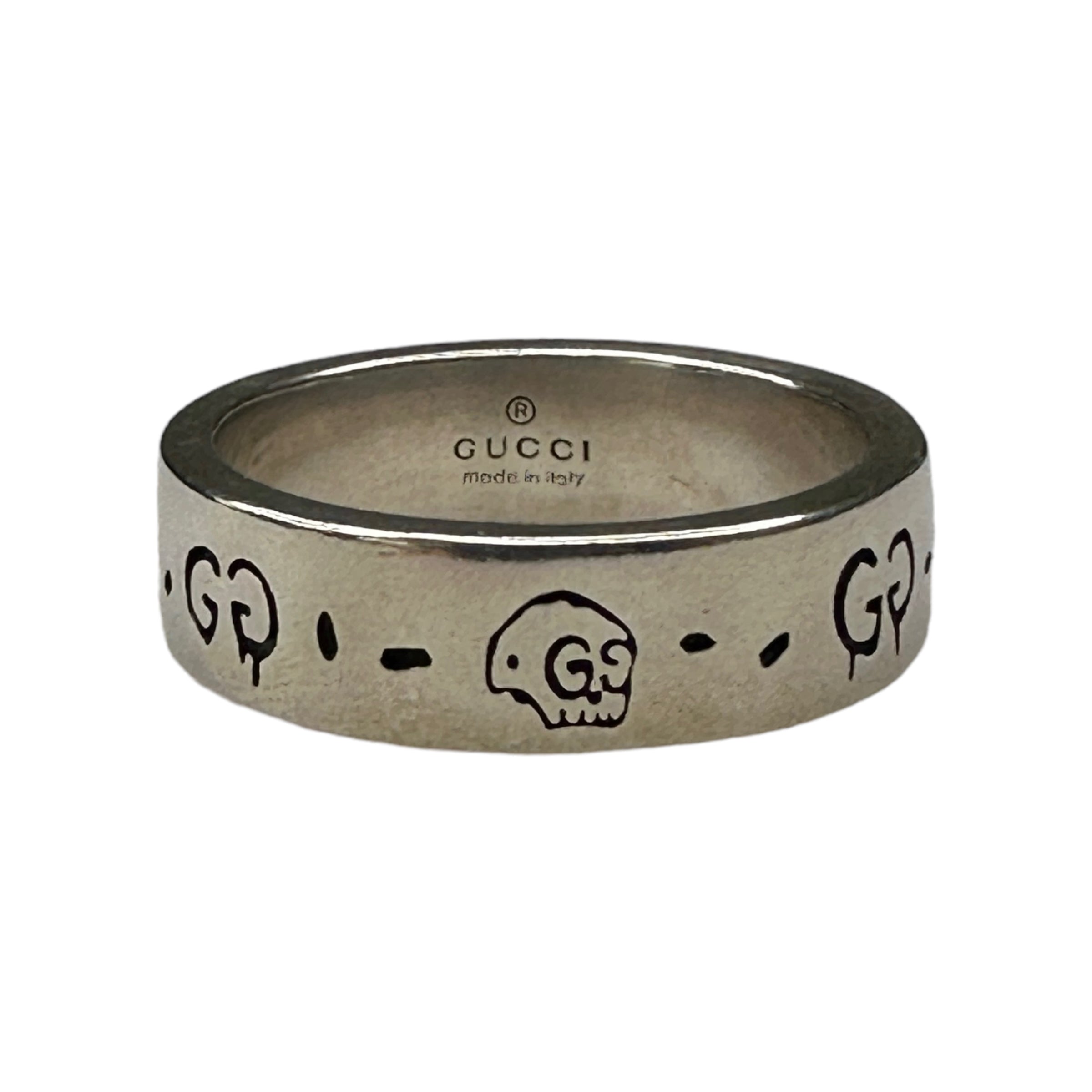 (20) GUCCI GG GHOST RING 925