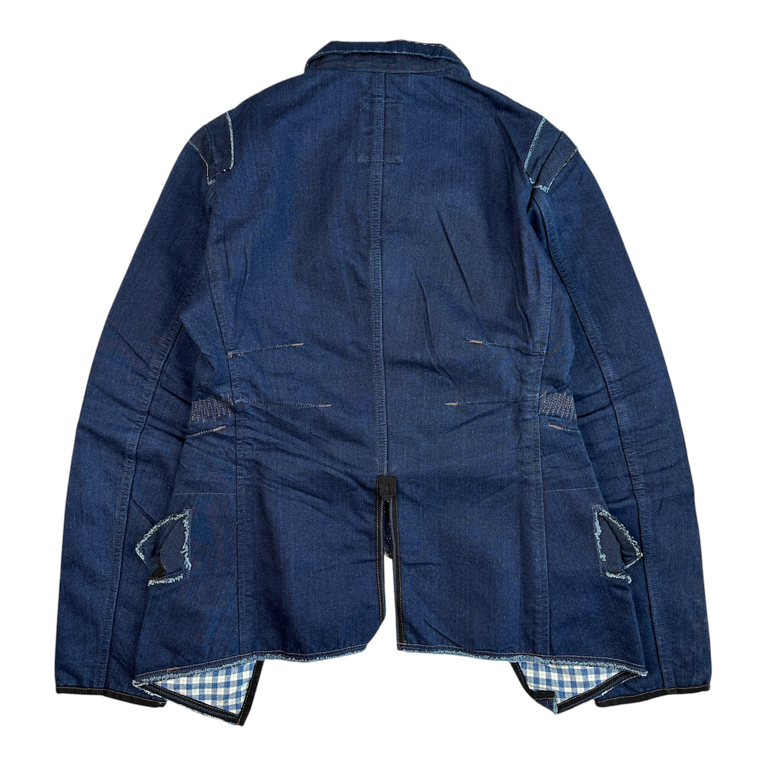 (NEW) (S) MARITHE + FRANCOIS GIRBAUD TAILORED DENIM JACKET