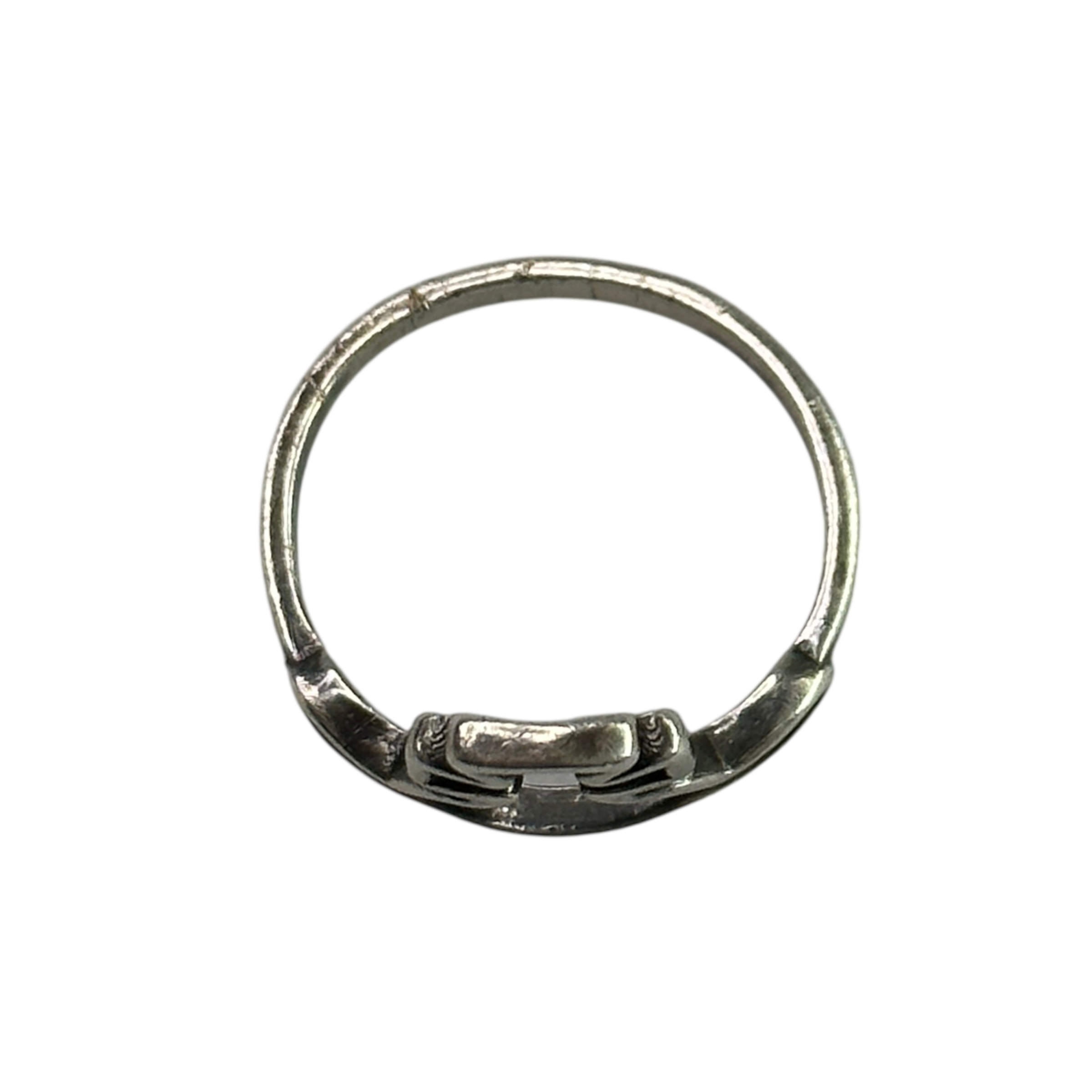 (M) VIVIENNE WESTWOOD STENCIL ORB RING - 925 SILVER