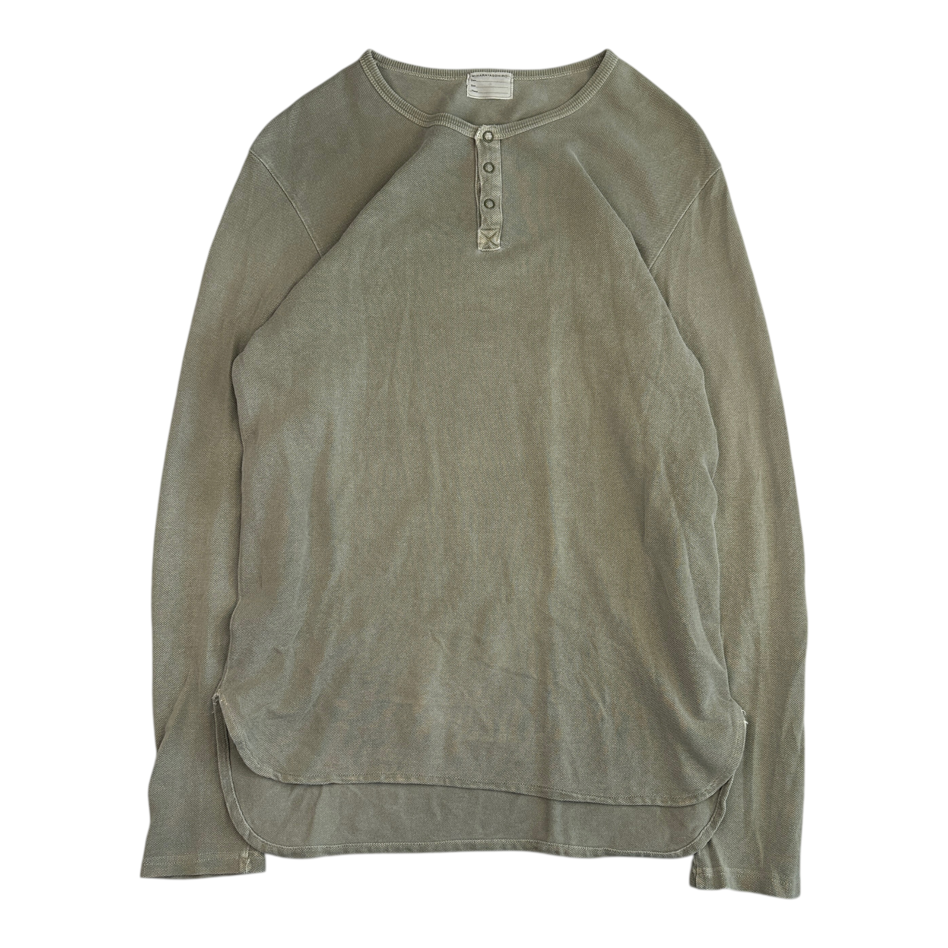 MIHARAYASOHIRO LONG SLEEVE HENLEY
