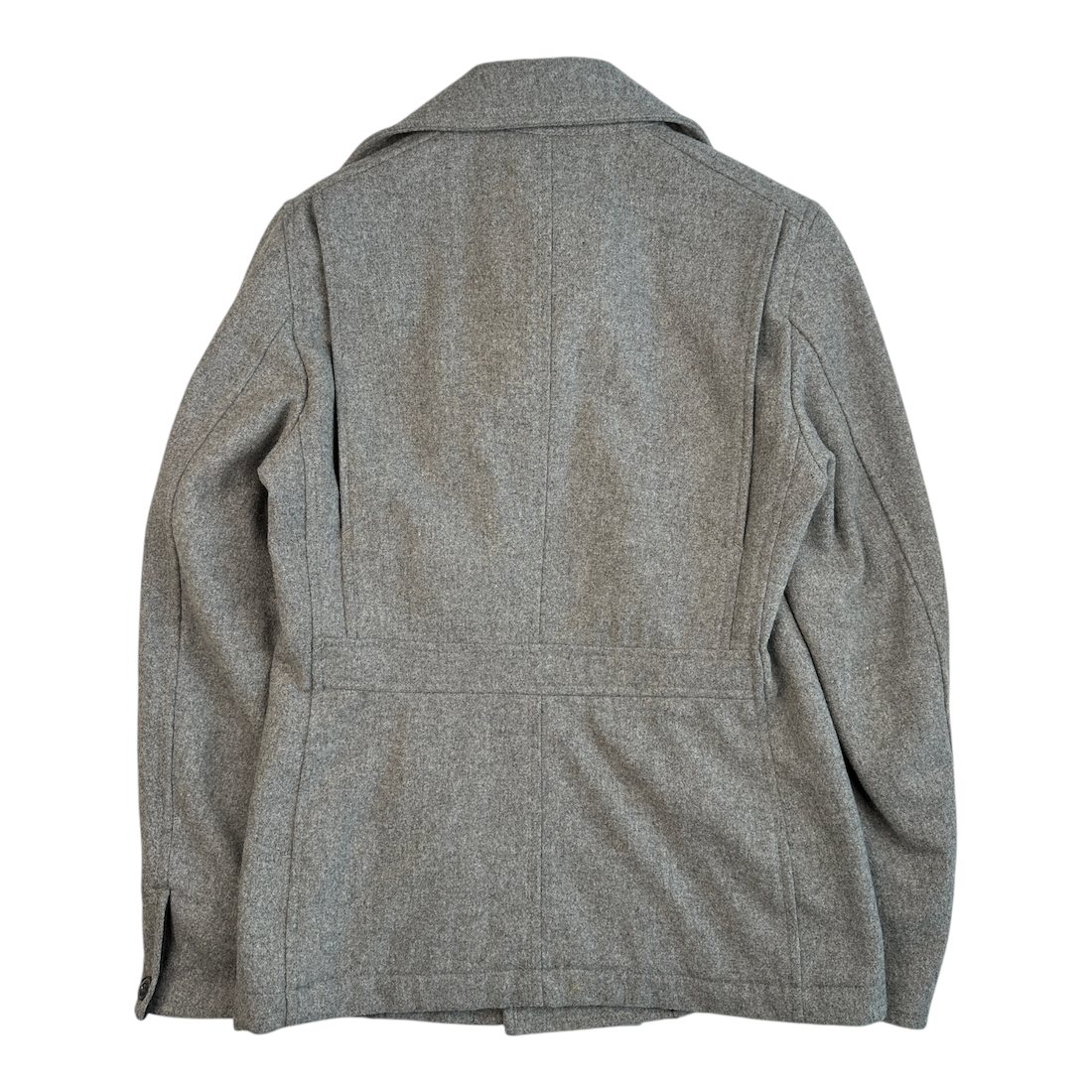 (46) NICOLE CLUB FOR MEN WOOL-BLEND PEA COAT - GREY