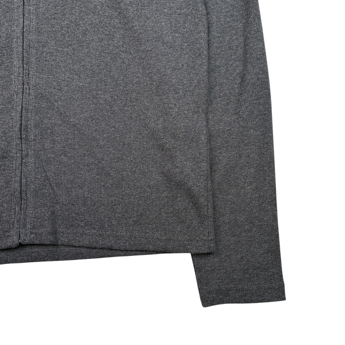 (NEW) AVIREX RIBBED EVERY DAY ZIP UP - CHARCOAL