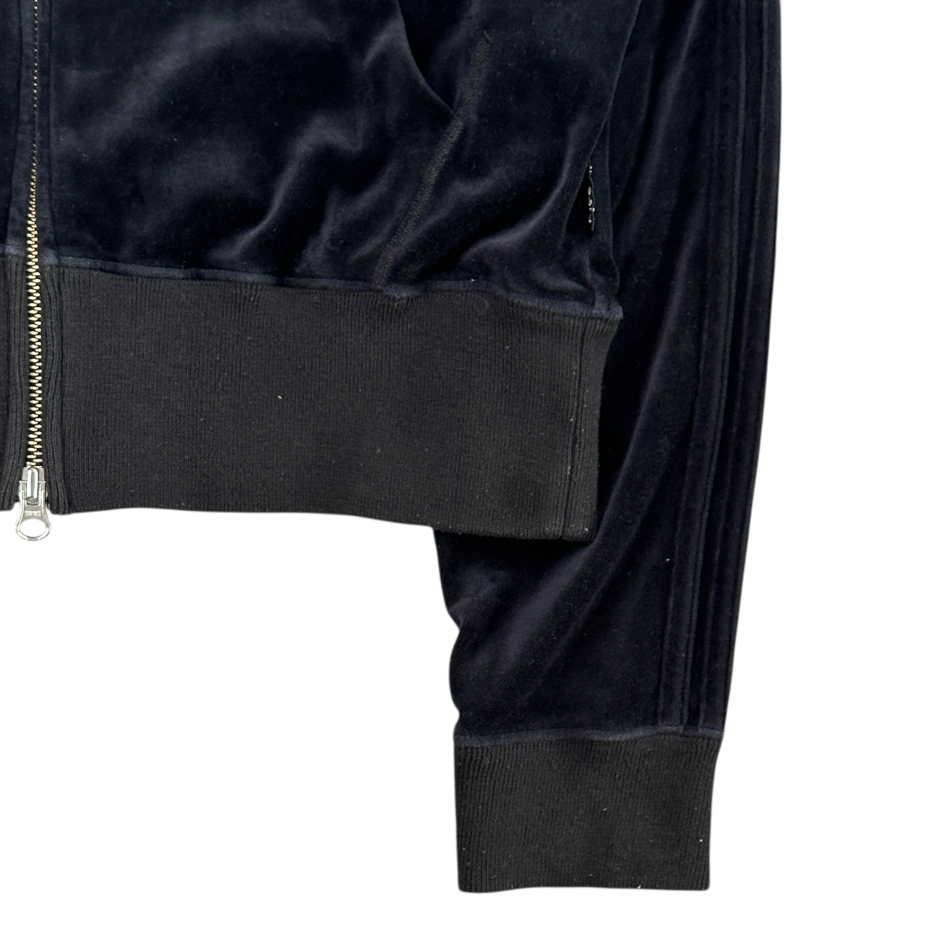 HYSTERIC GLAMOUR HYSTERICS VELOUR RHINESTONE HOODIE