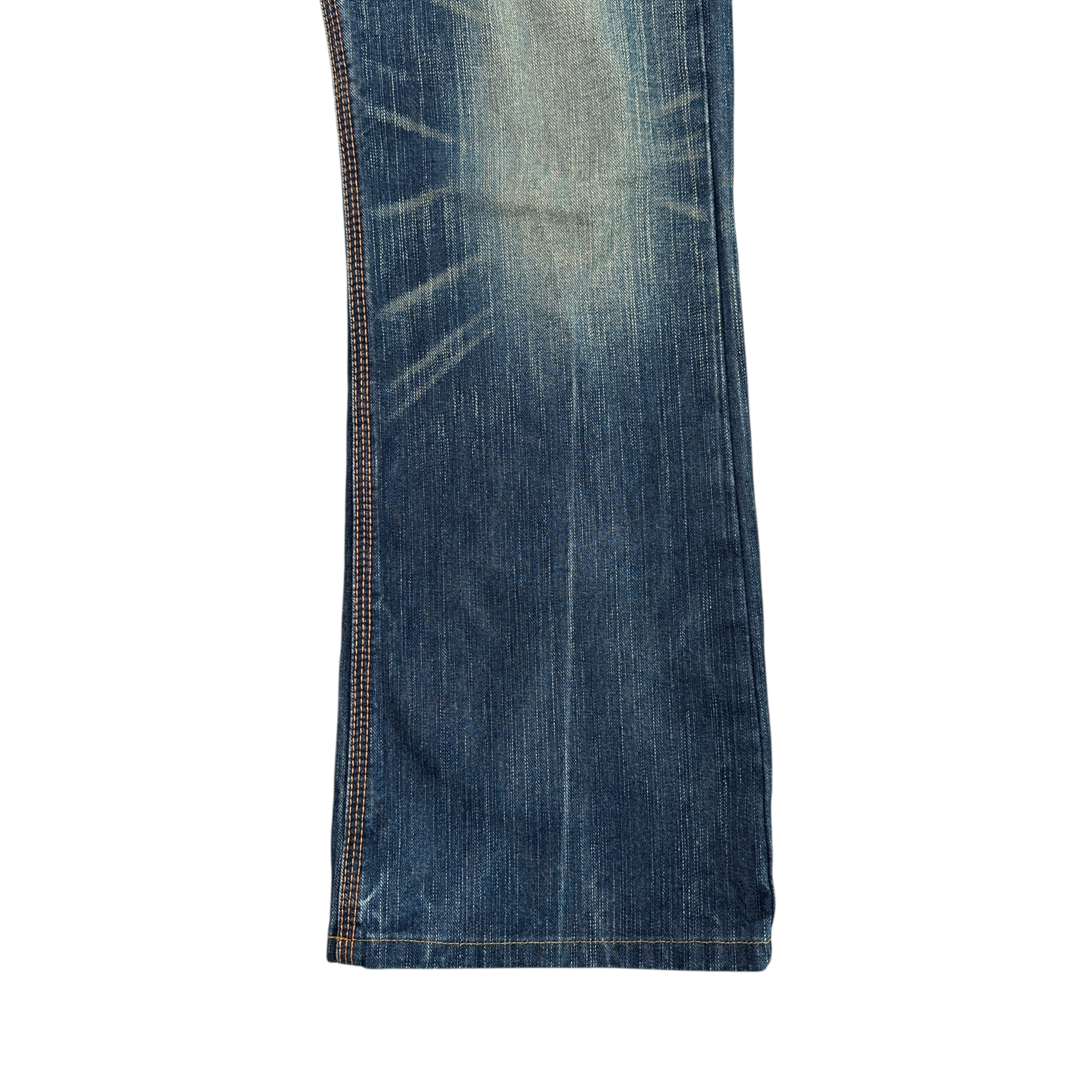 (30) EDWIN 411XVS CONTRAST STITCH BOOTCUT DENIM