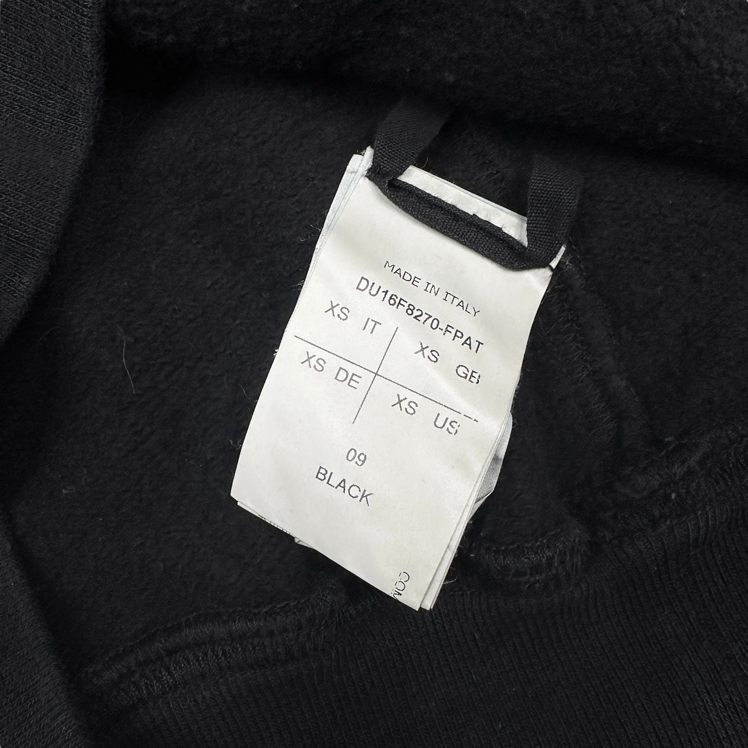 RICK OWENS DRKSHDW AW16 CREWNECK - BLACK