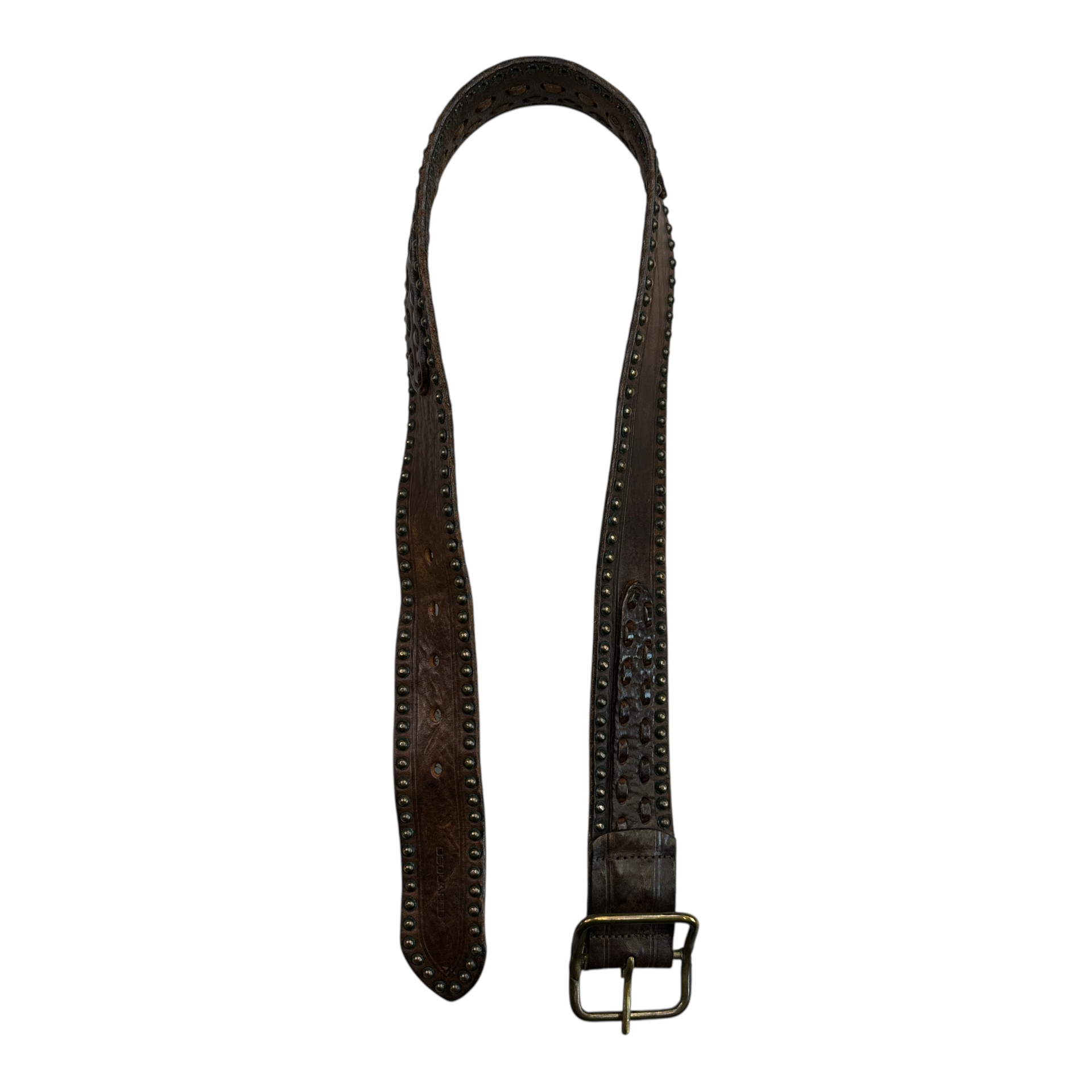 DSQUARED2 LEATHER BELT - BROWN