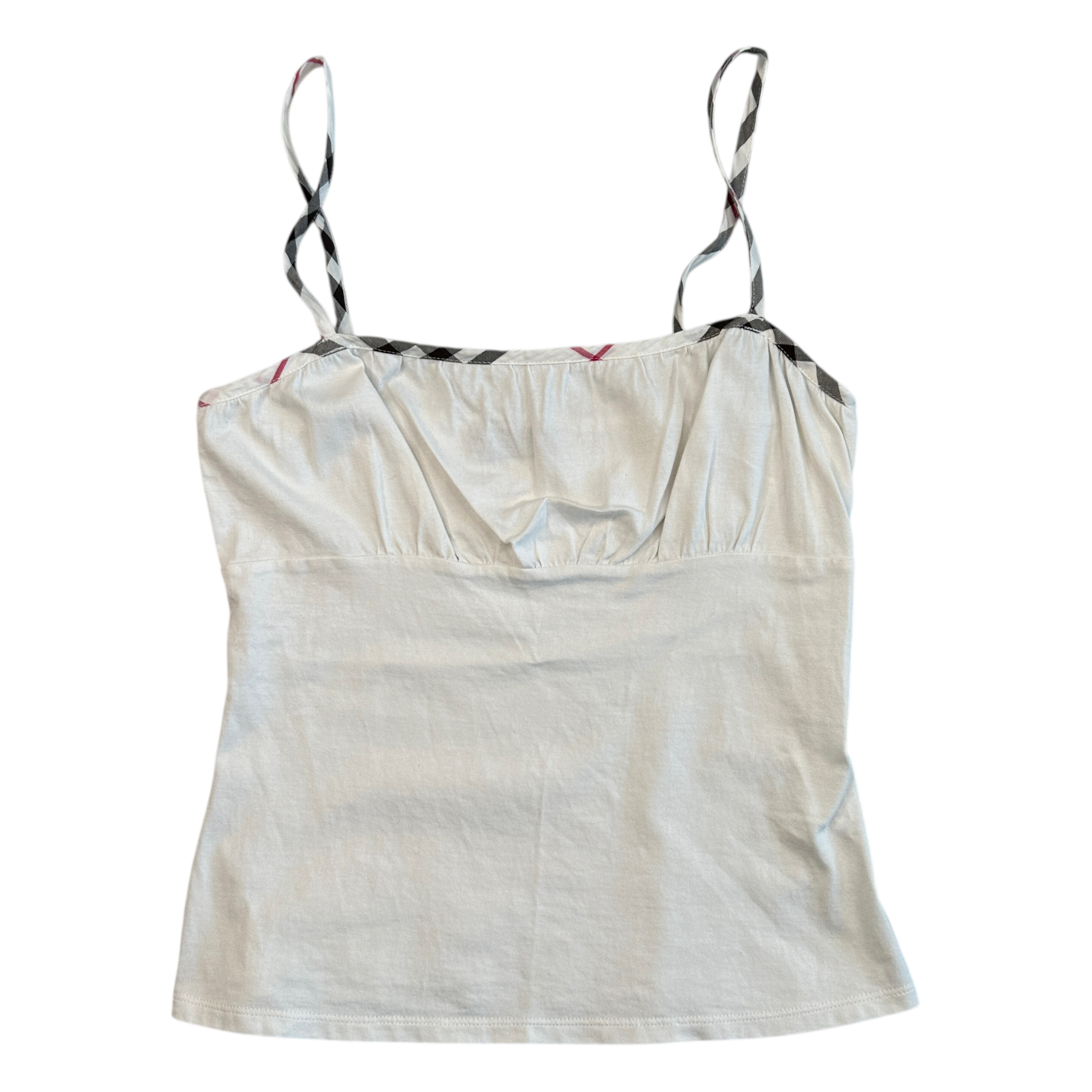 BUEBRRY BLUE LABEL CAMISOLE TOP - WHITE