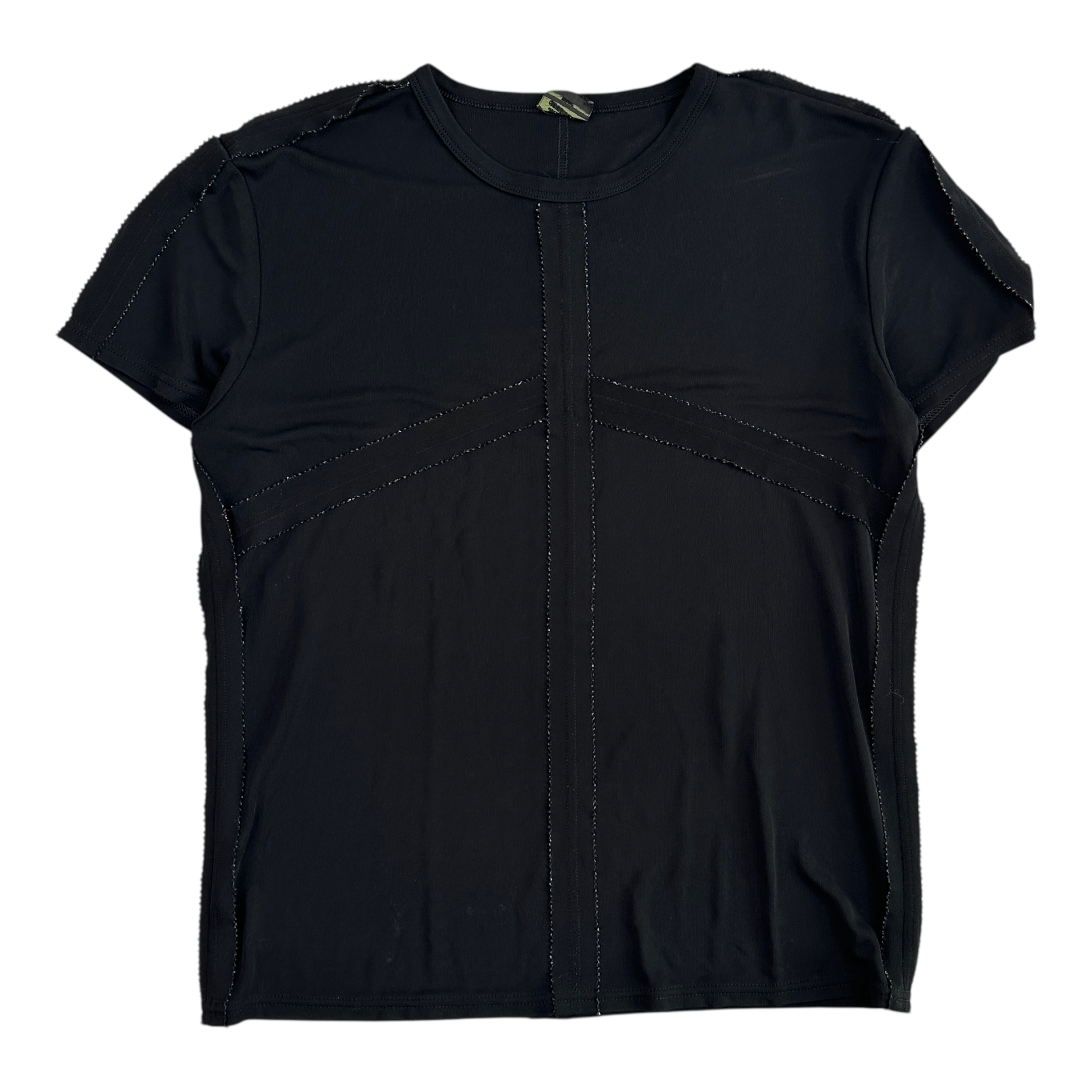JEAN PAUL GAULTIER HOMME CROSS T-SHIRT - BLACK