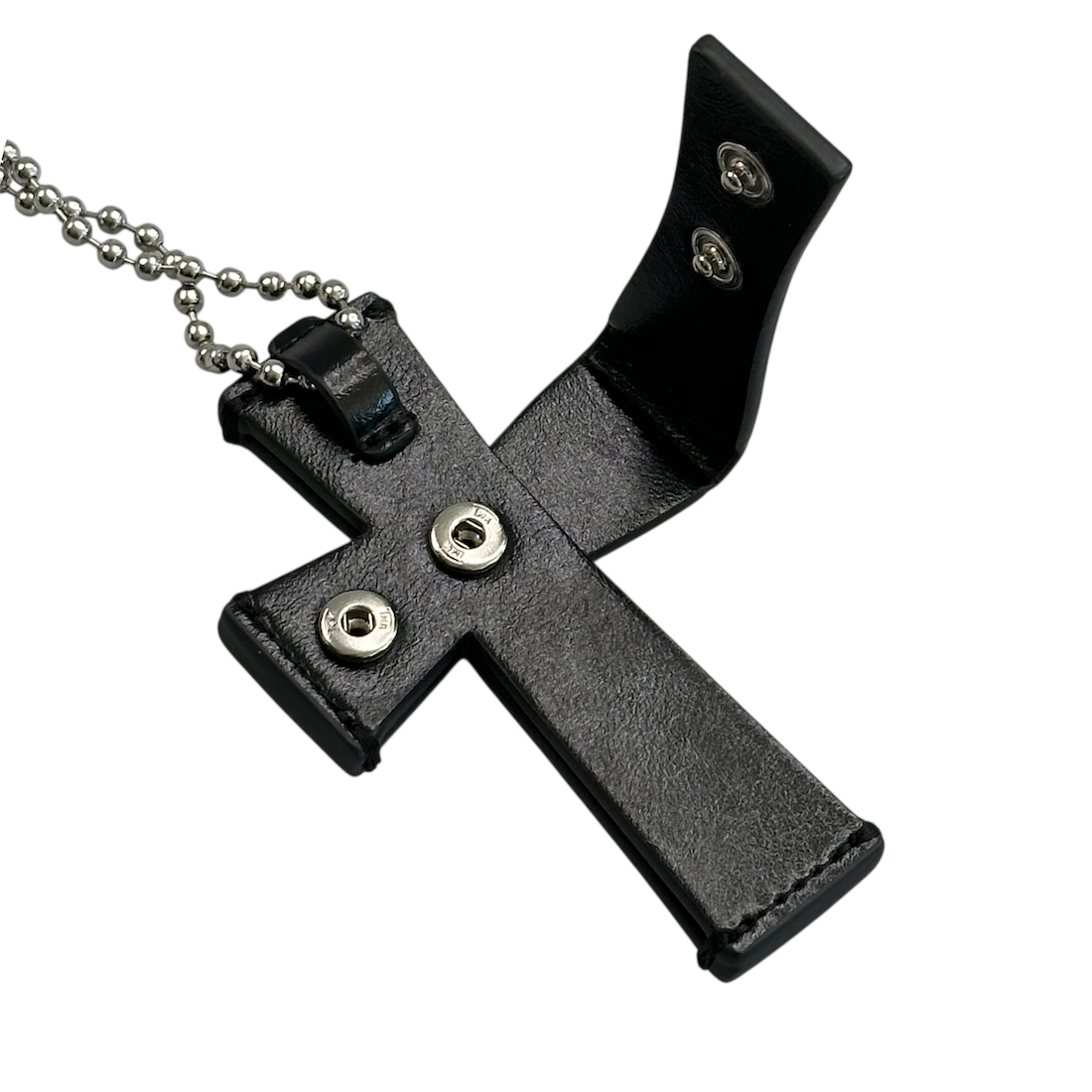 SCULPTOR X ED HARDY LEATHER STRAP WALLET - BLACK