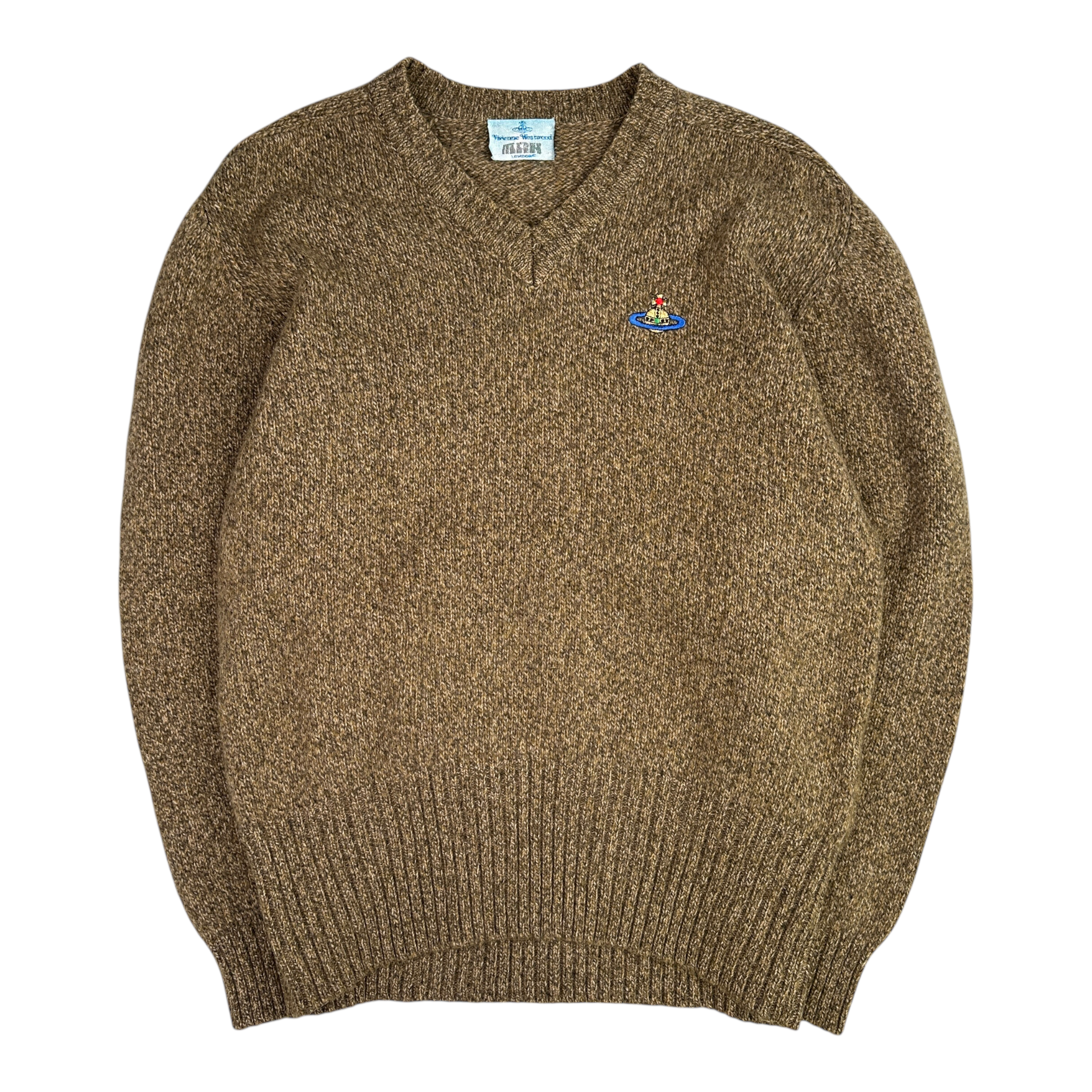 VIVIENNE WESTWOOD MAN WOOL-BLEND SWEATER - GREEN