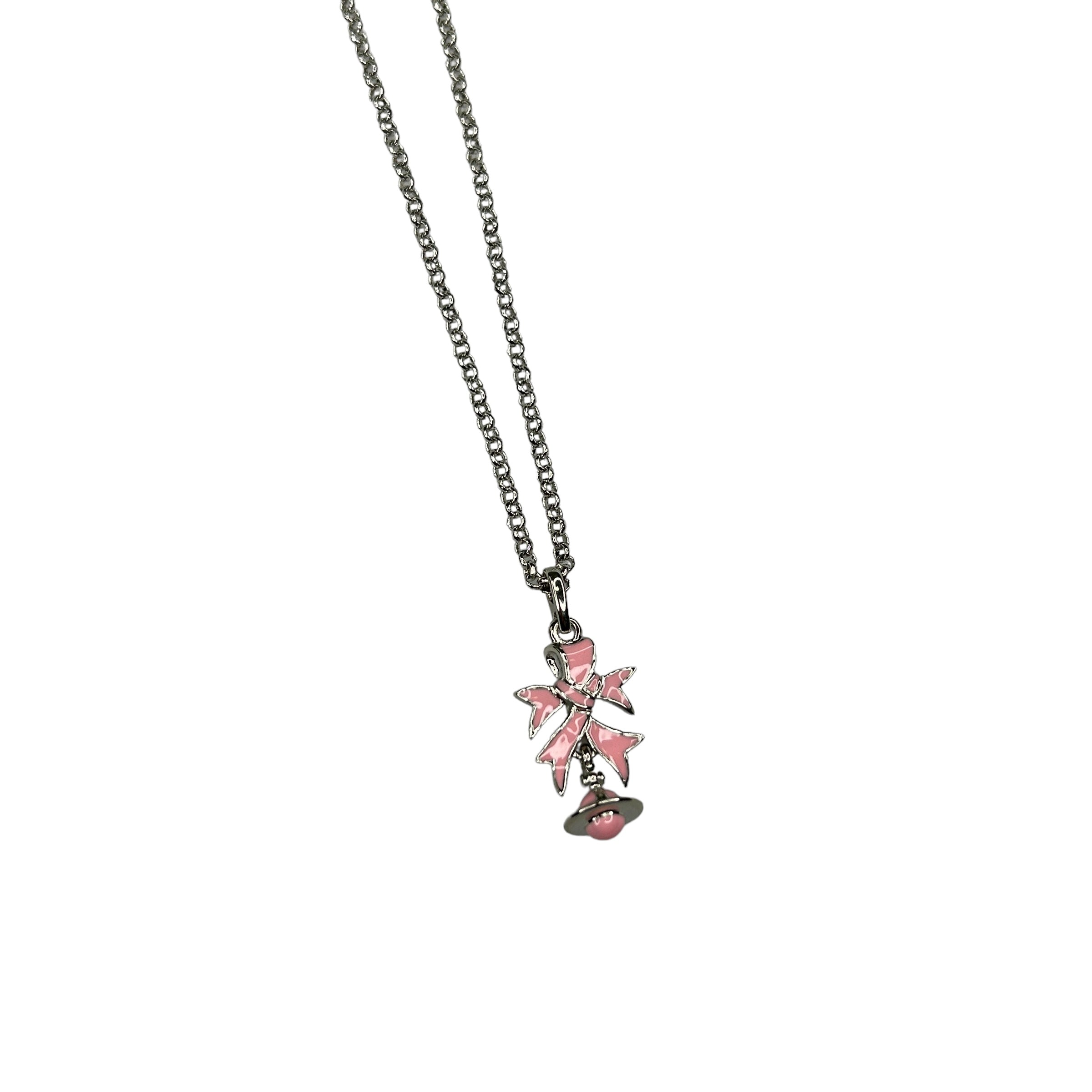(NEW) VIVIENNE WESTWOOD BOW MAYFAIR NECKLACE G37F