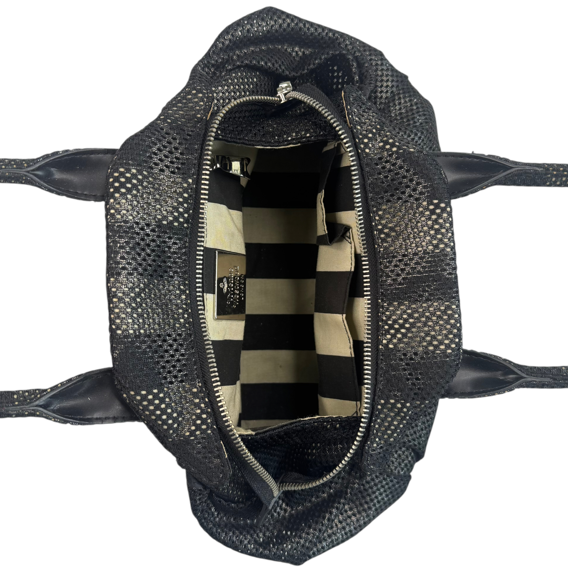 VIVIENNE WESTWOOD PERFORATED BOWLING BAG