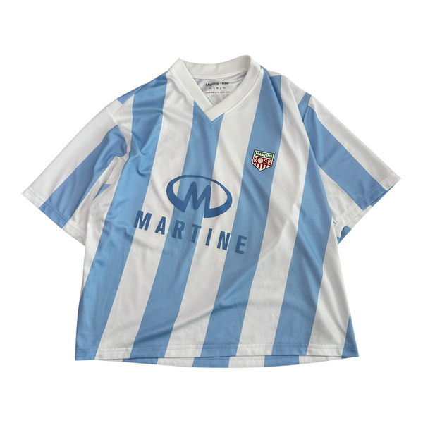 M) MARTINE ROSE TWIST FOOTBALL JERSEY – Top Floor Gallery