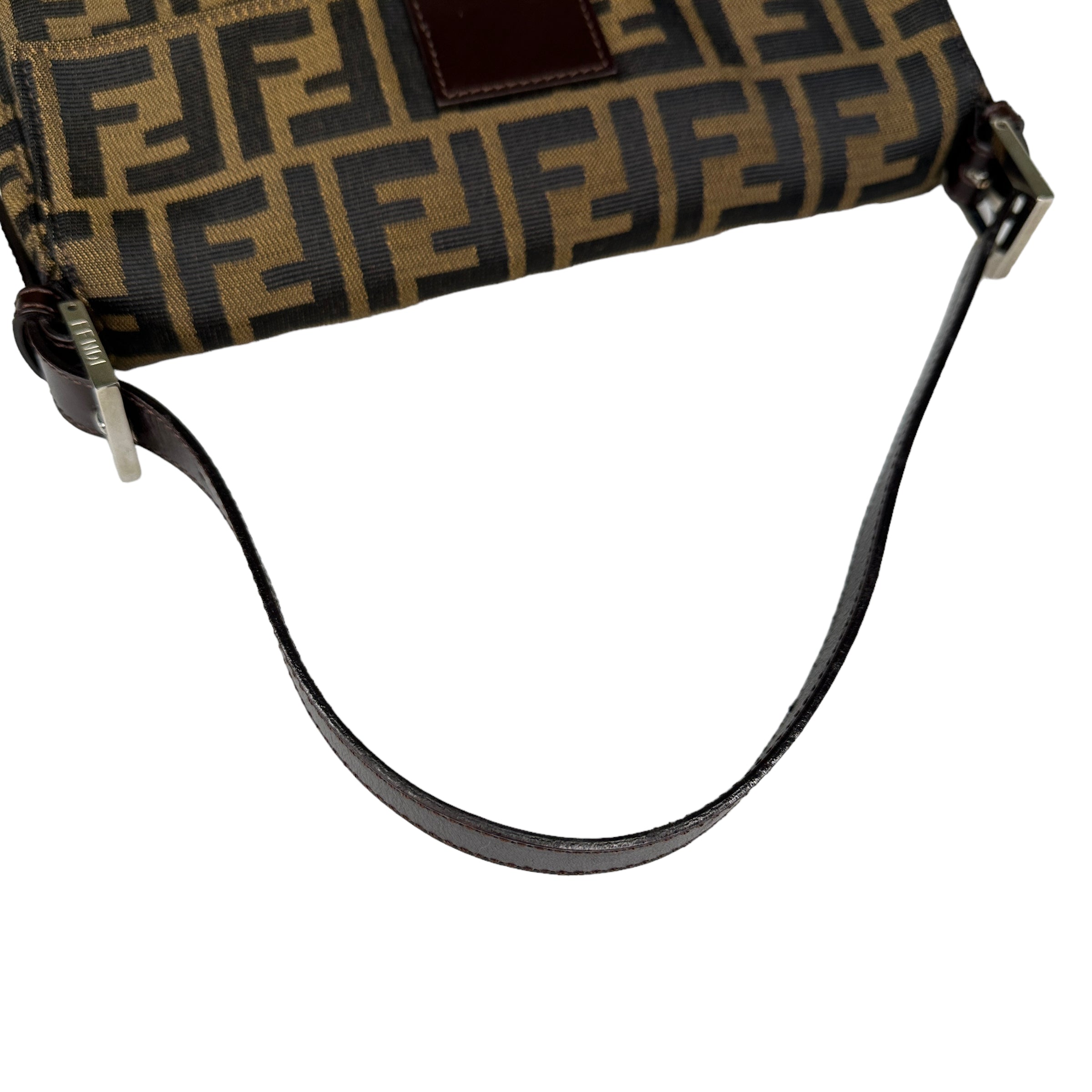 FENDI ZUCCA CANVAS BAGUETTE BAG