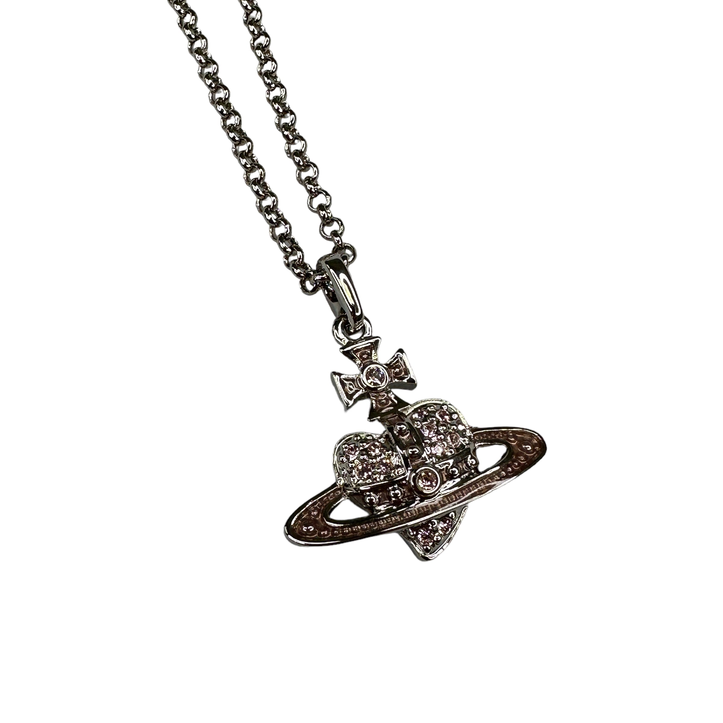 (NEW) VIVIENNE WESTWOOD VINTAGE ROSE REVERSE HEART NECKLACE (AW22)