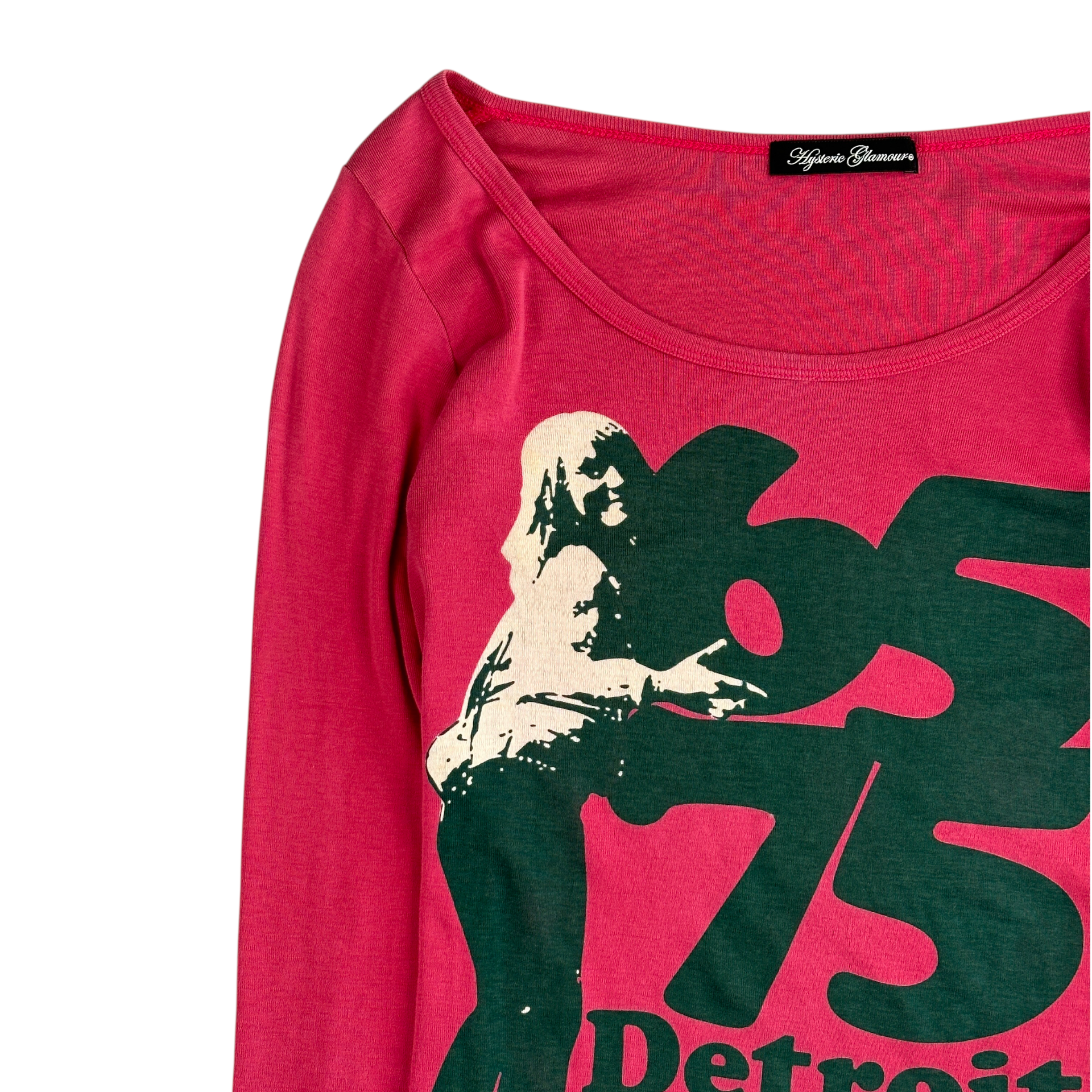 HYSTERIC GLAMOUR LONG SLEEVE TOP - PINK